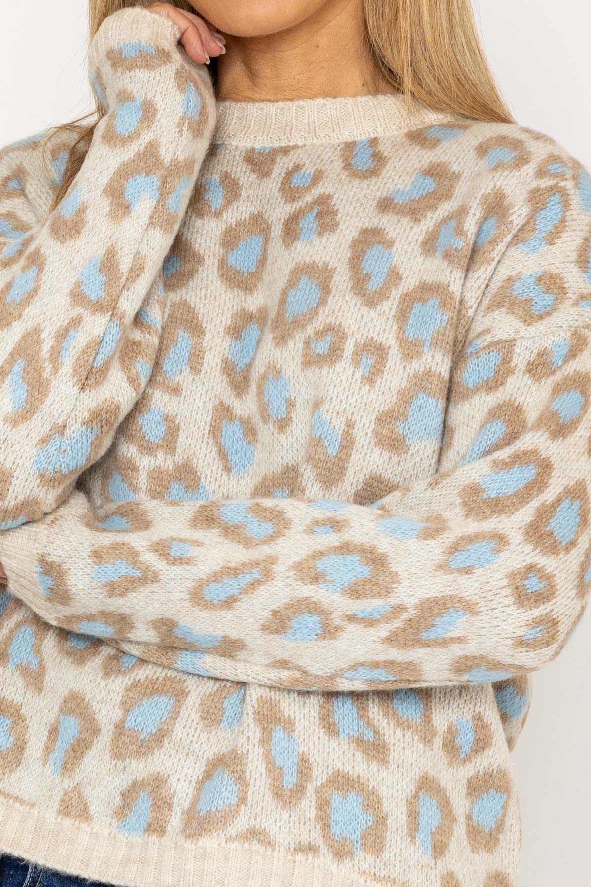 Animal Knit in Multi Print