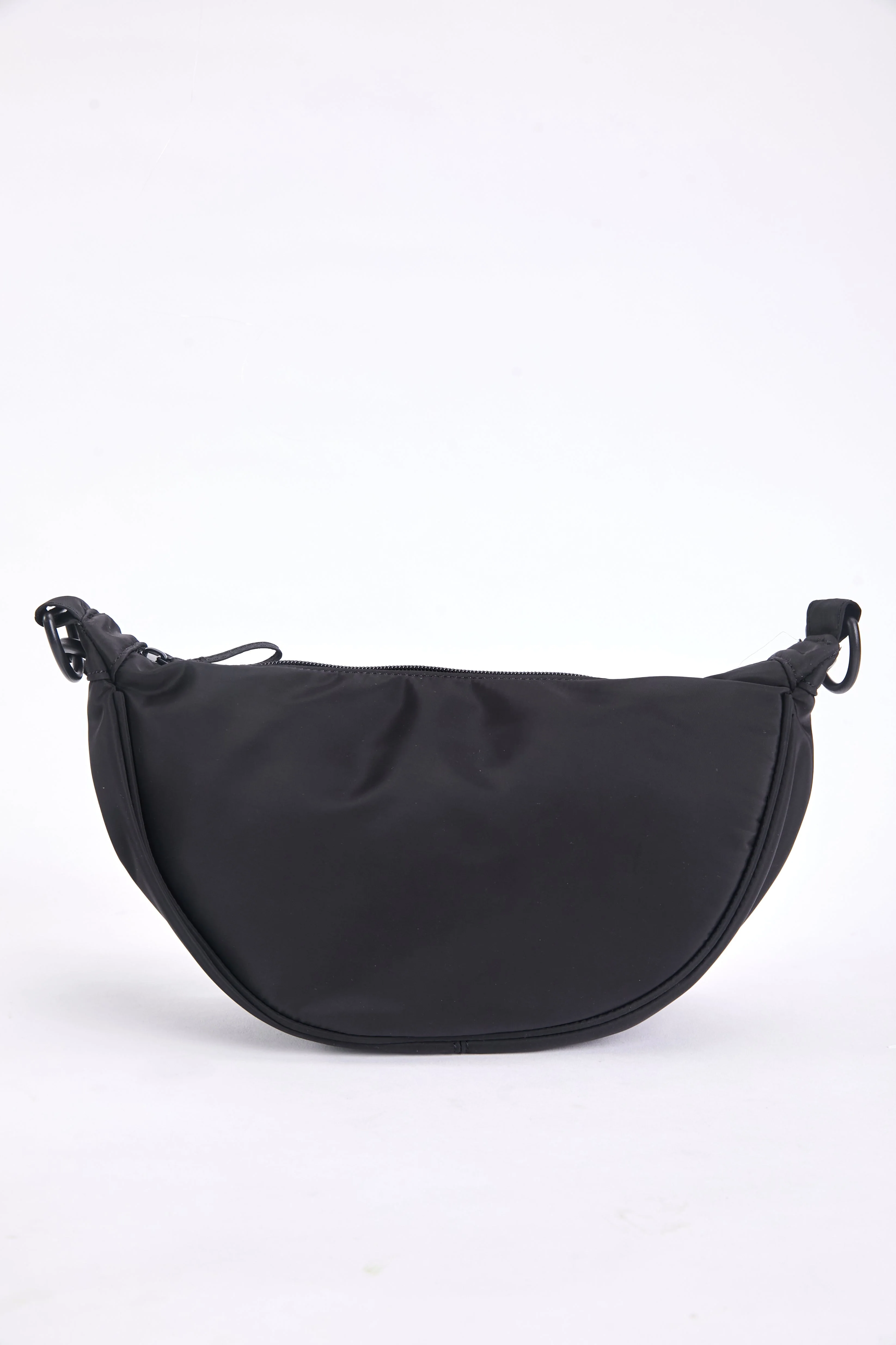 Crescent Shape Crossbody in Black