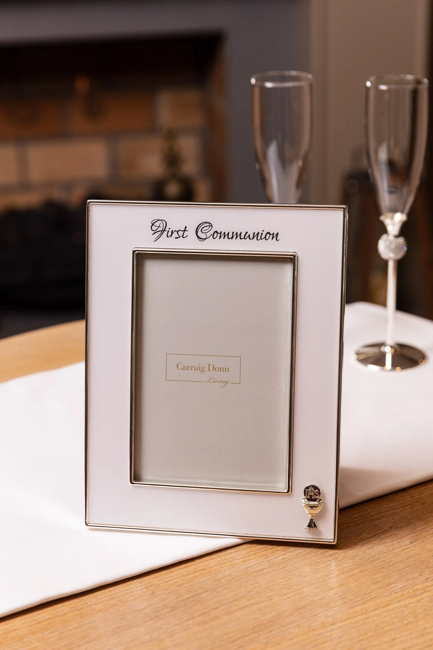 Silver Communion Photo Frame