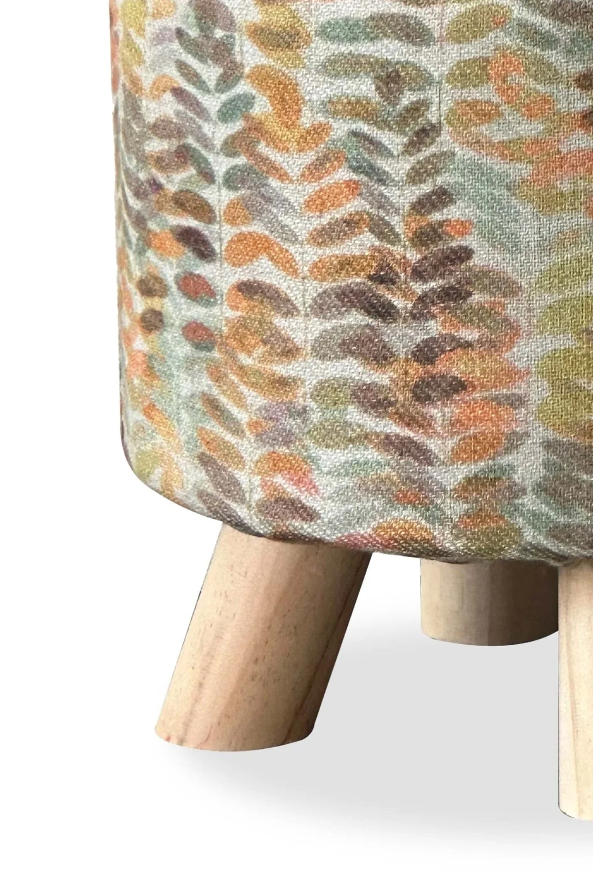 Leaf Pattern Footstool