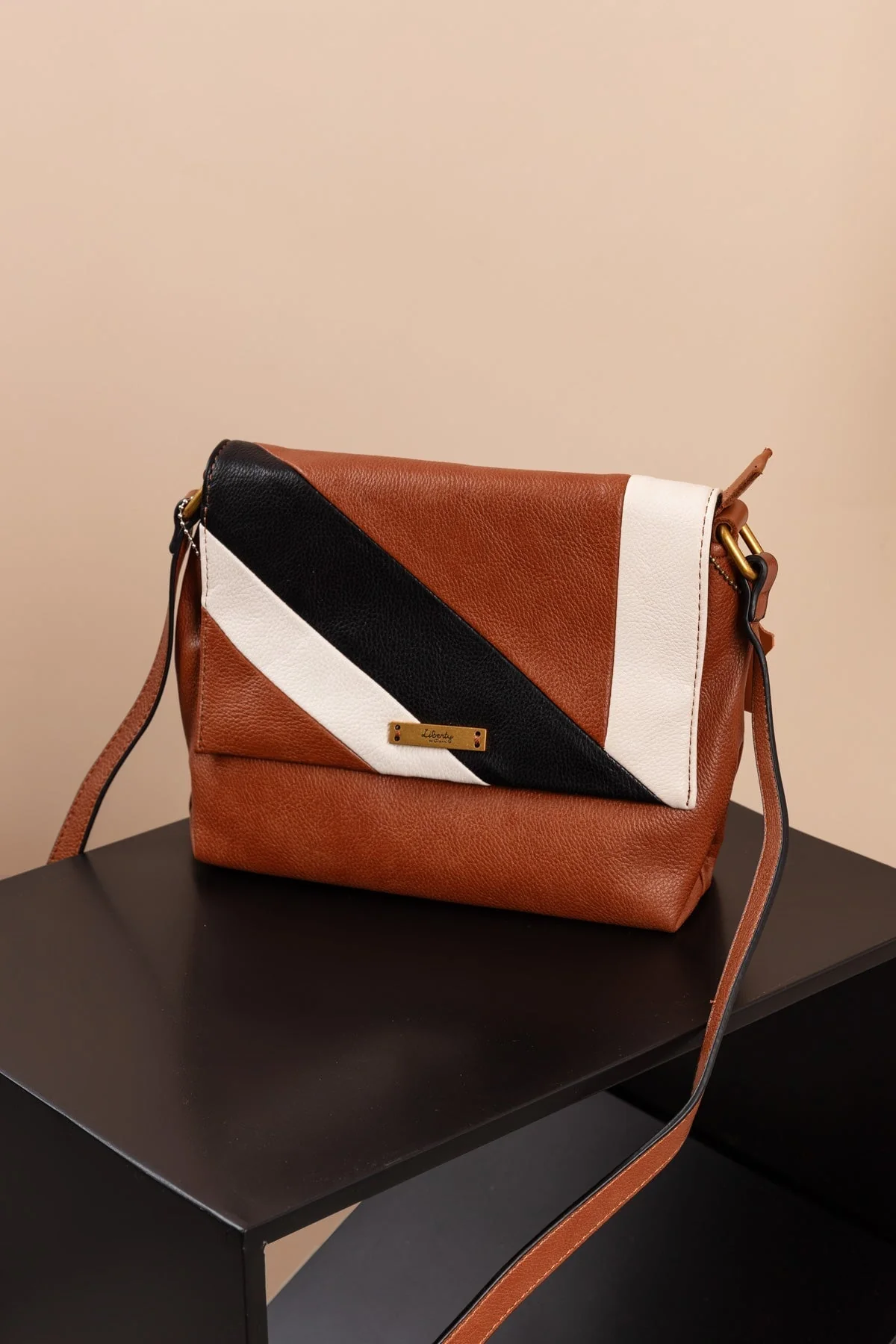 Sirin Crossbody Bag in Tan