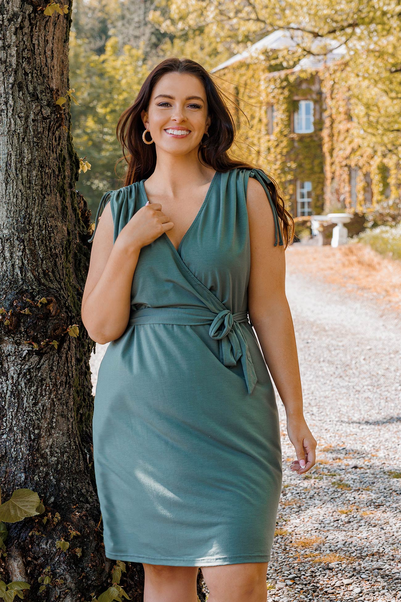 Curve - Aila Dress in Khaki