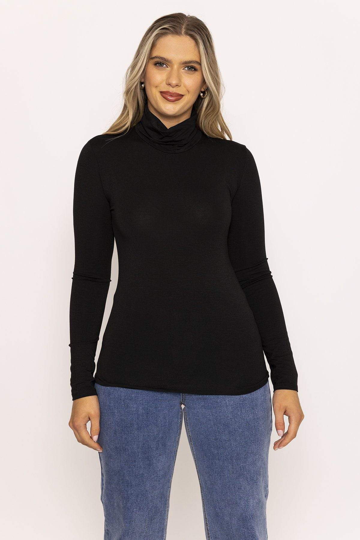 Roll Neck in Black
