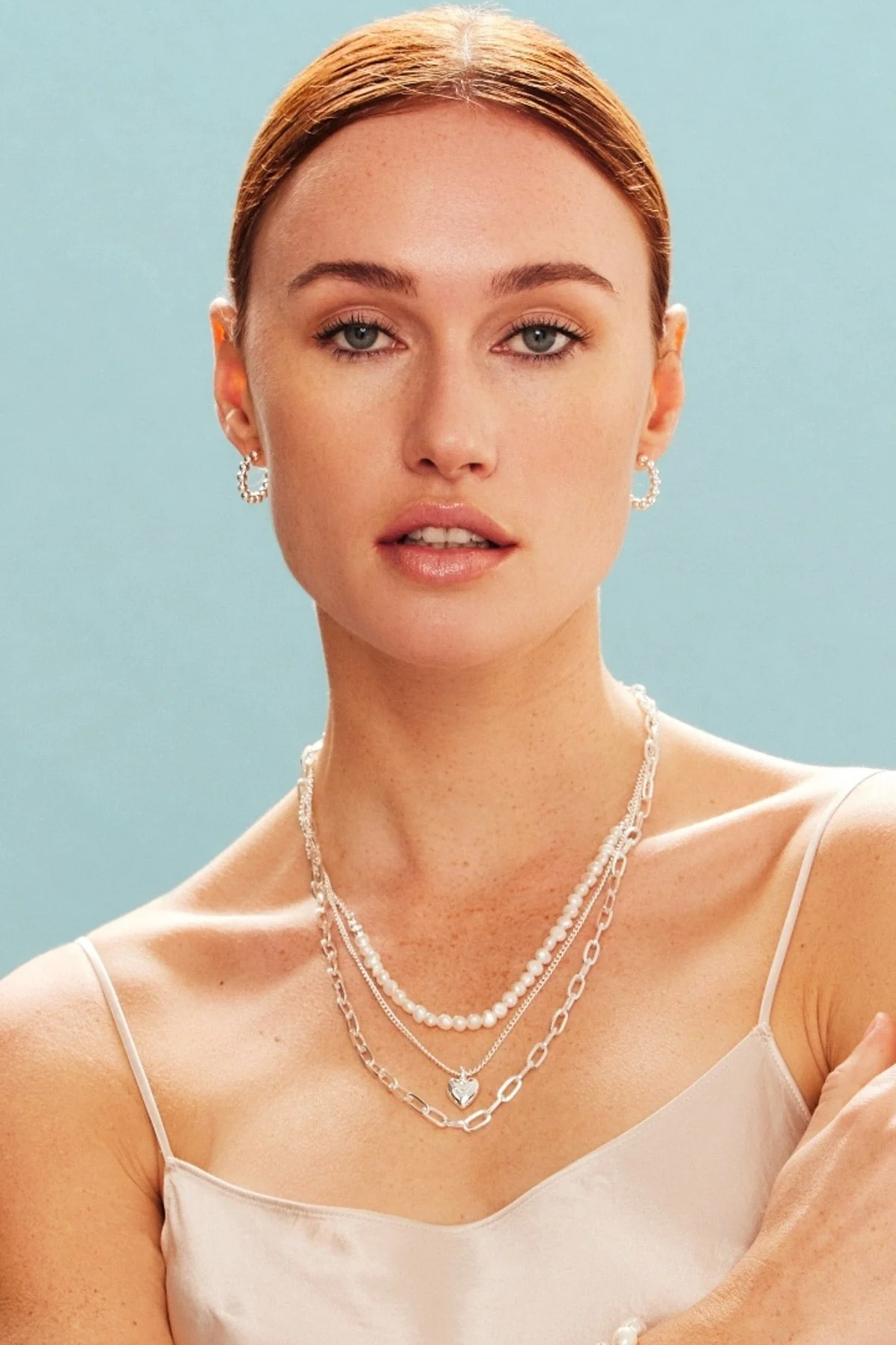 Triple Layer Freshwater Pearl Necklace