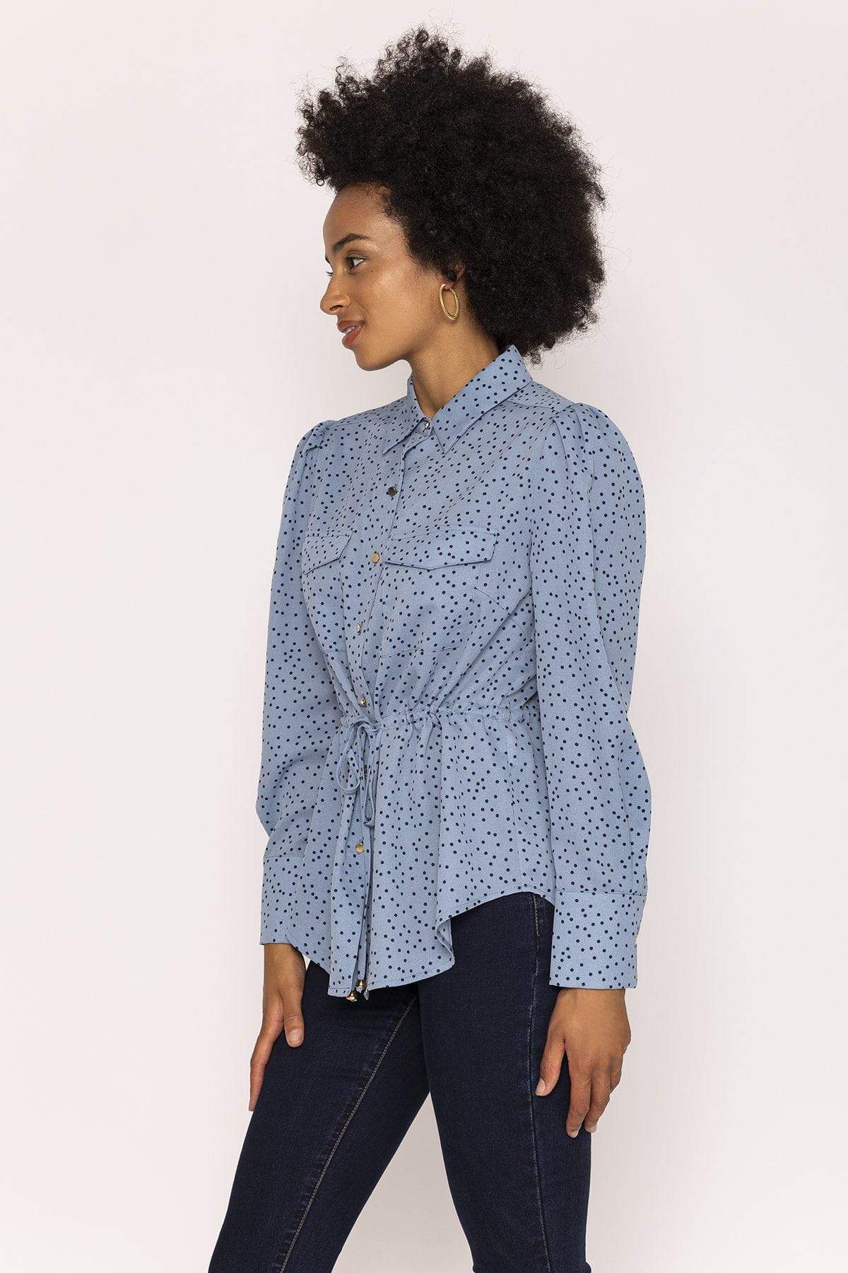 Longline Shirt in Blue