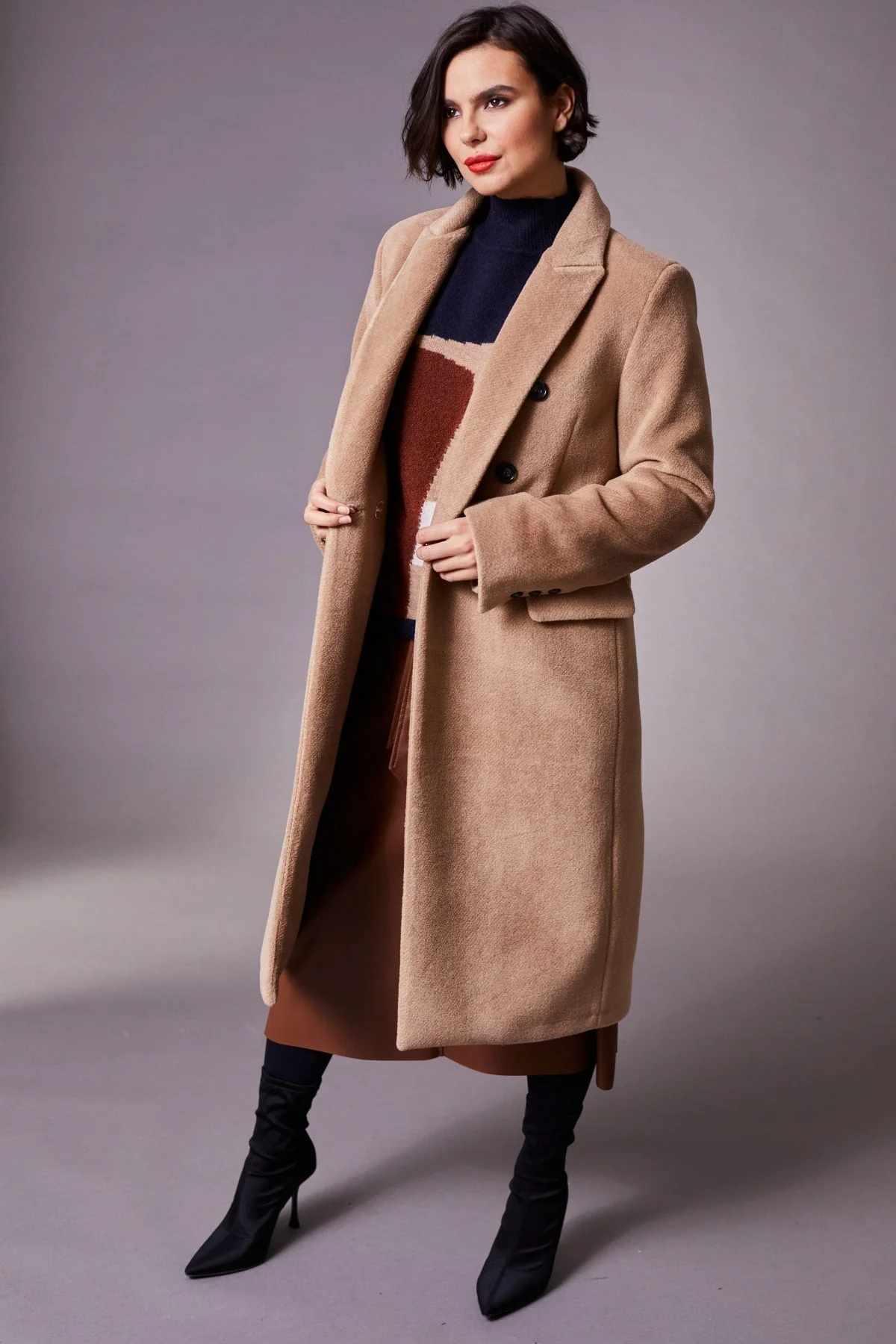 Long Camel Coat
