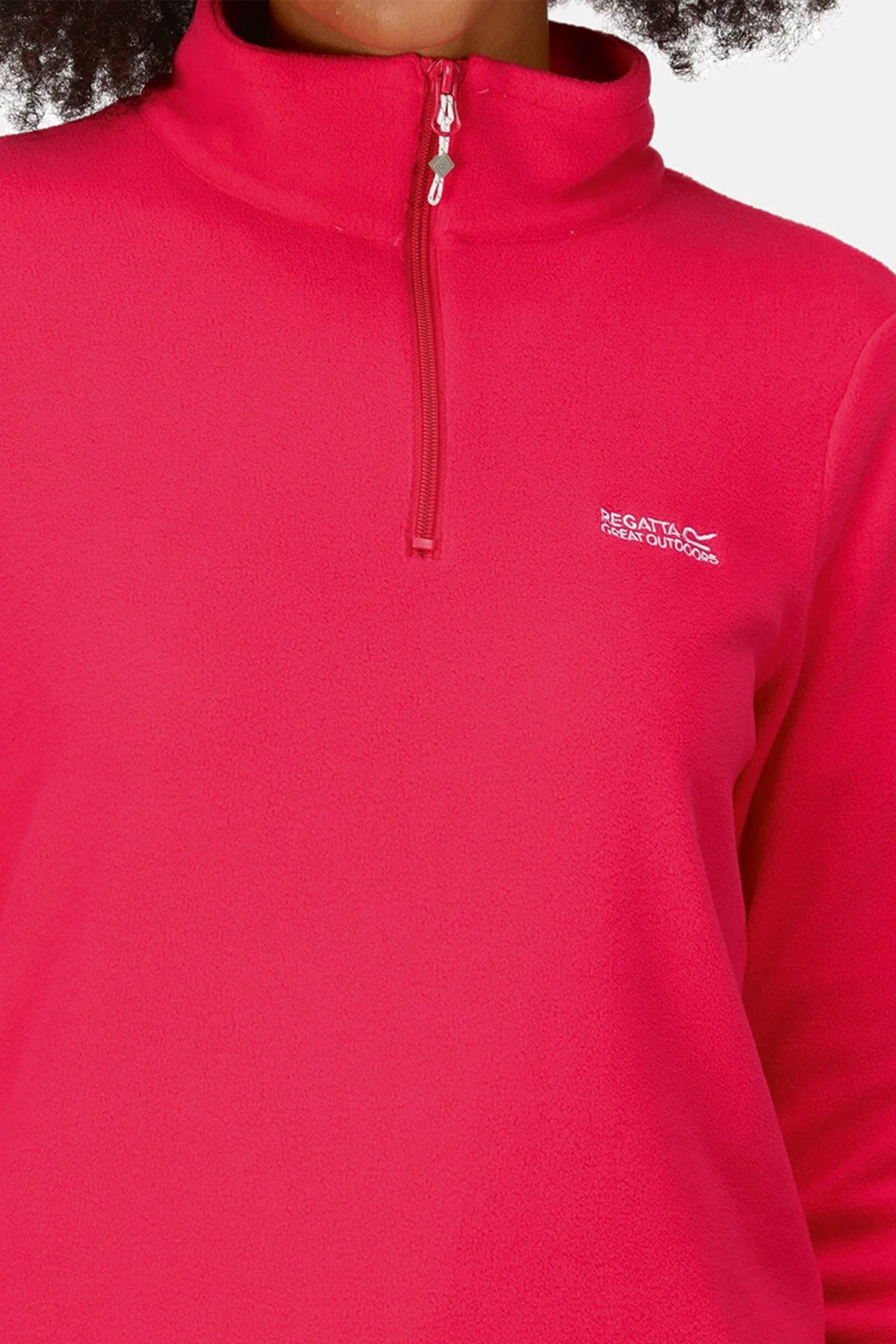 Women's Sweethart Lightweight Half-Zip Fleece in Pink