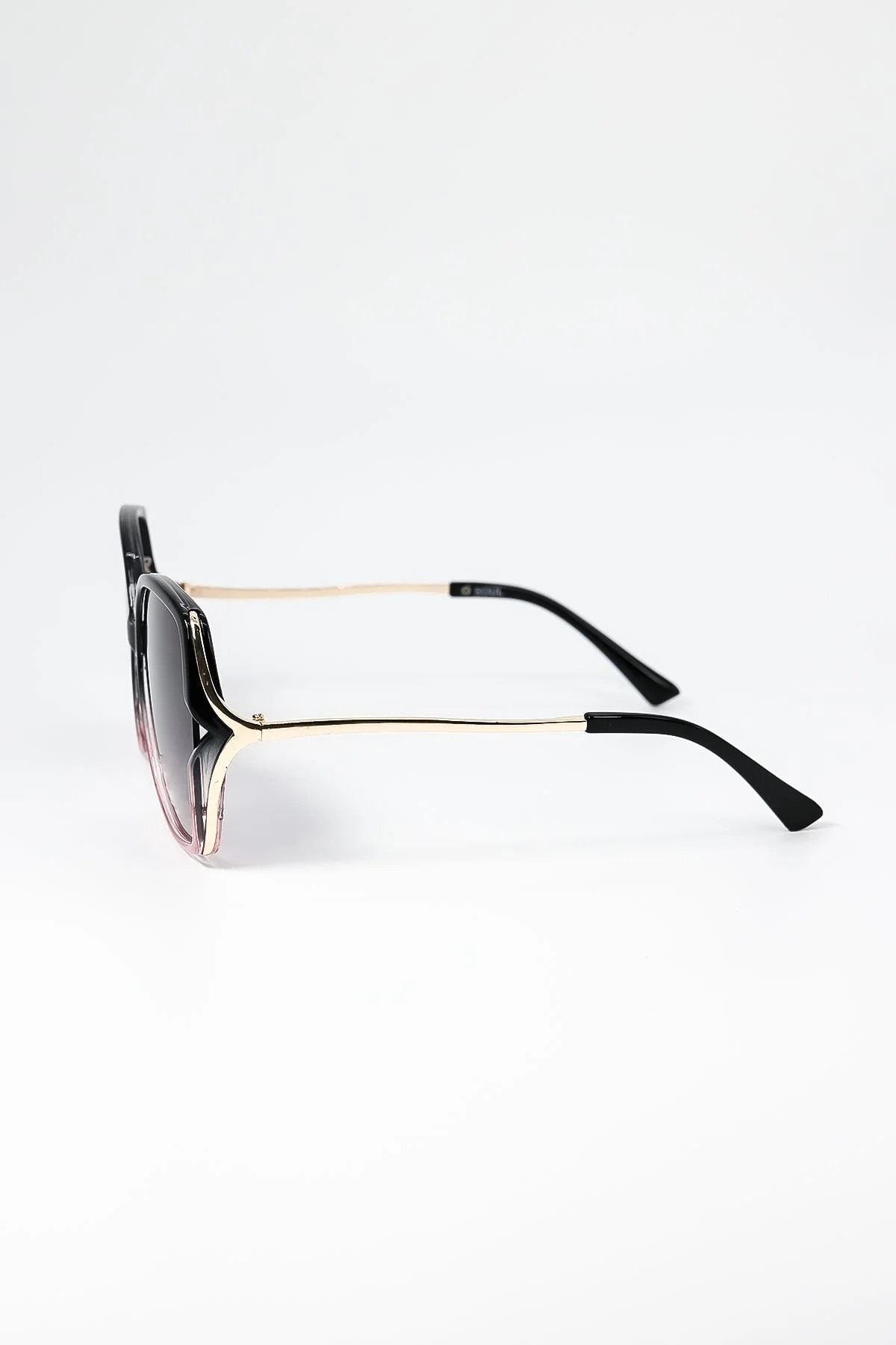 Large Square Sunglasses in Black