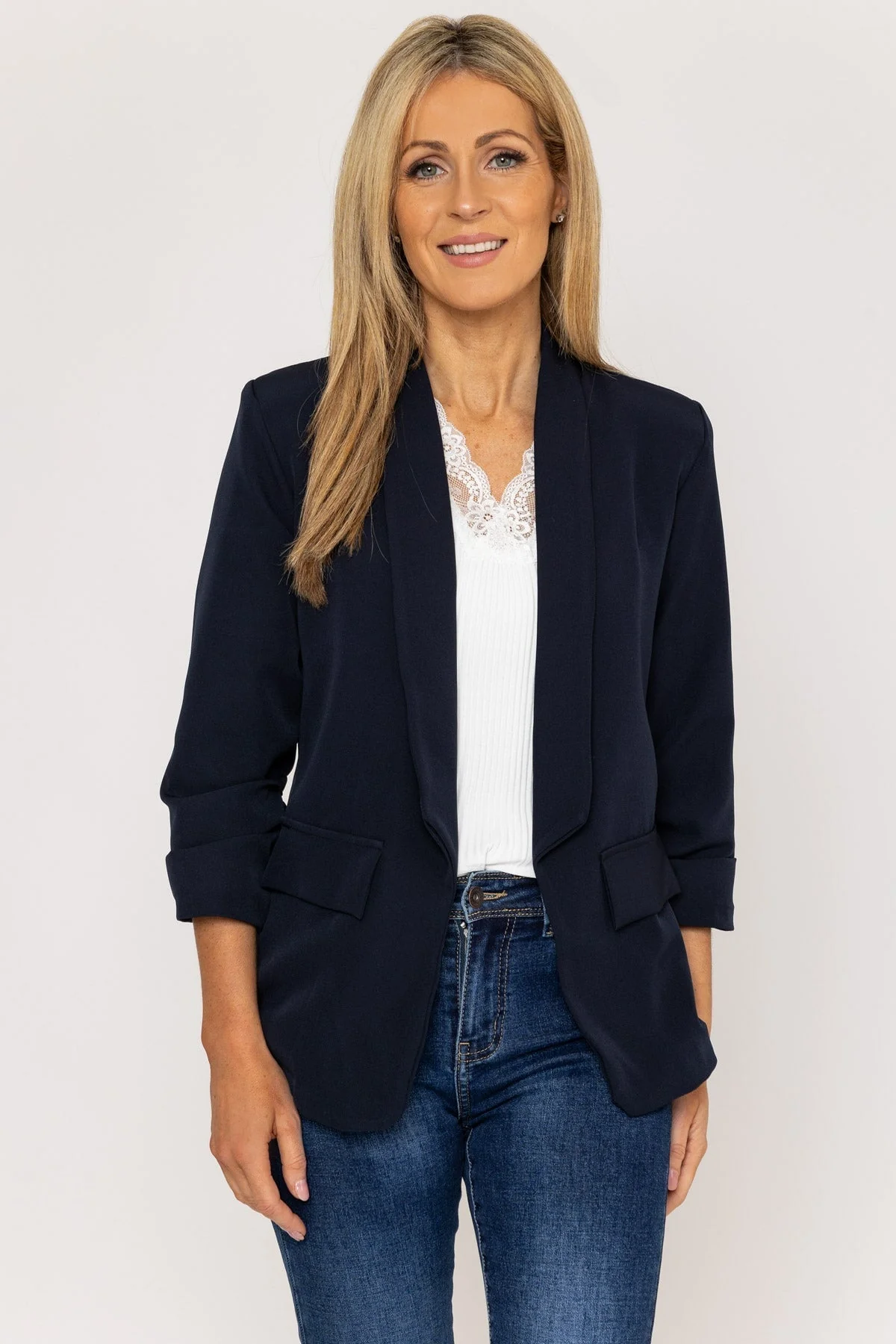 Classic Blazer in Navy