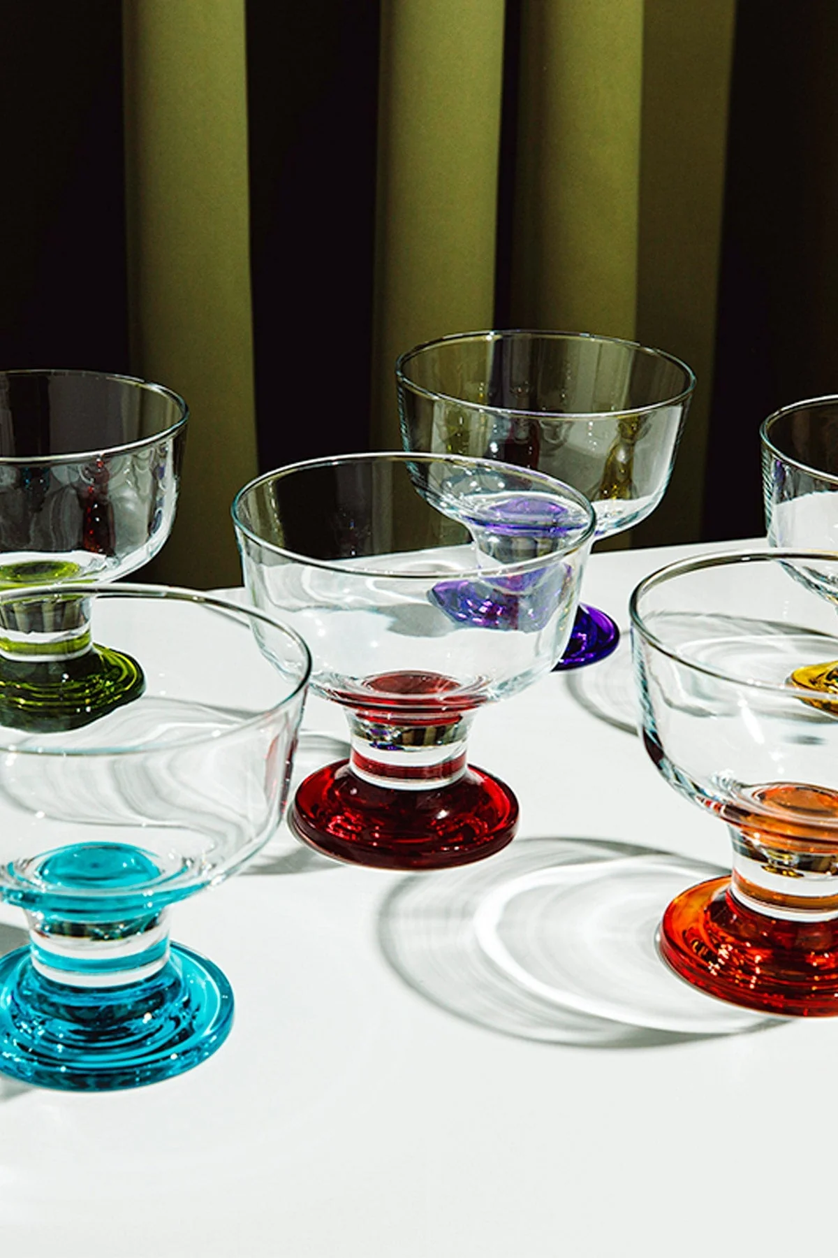 Set of Glass  Dessert Bowls