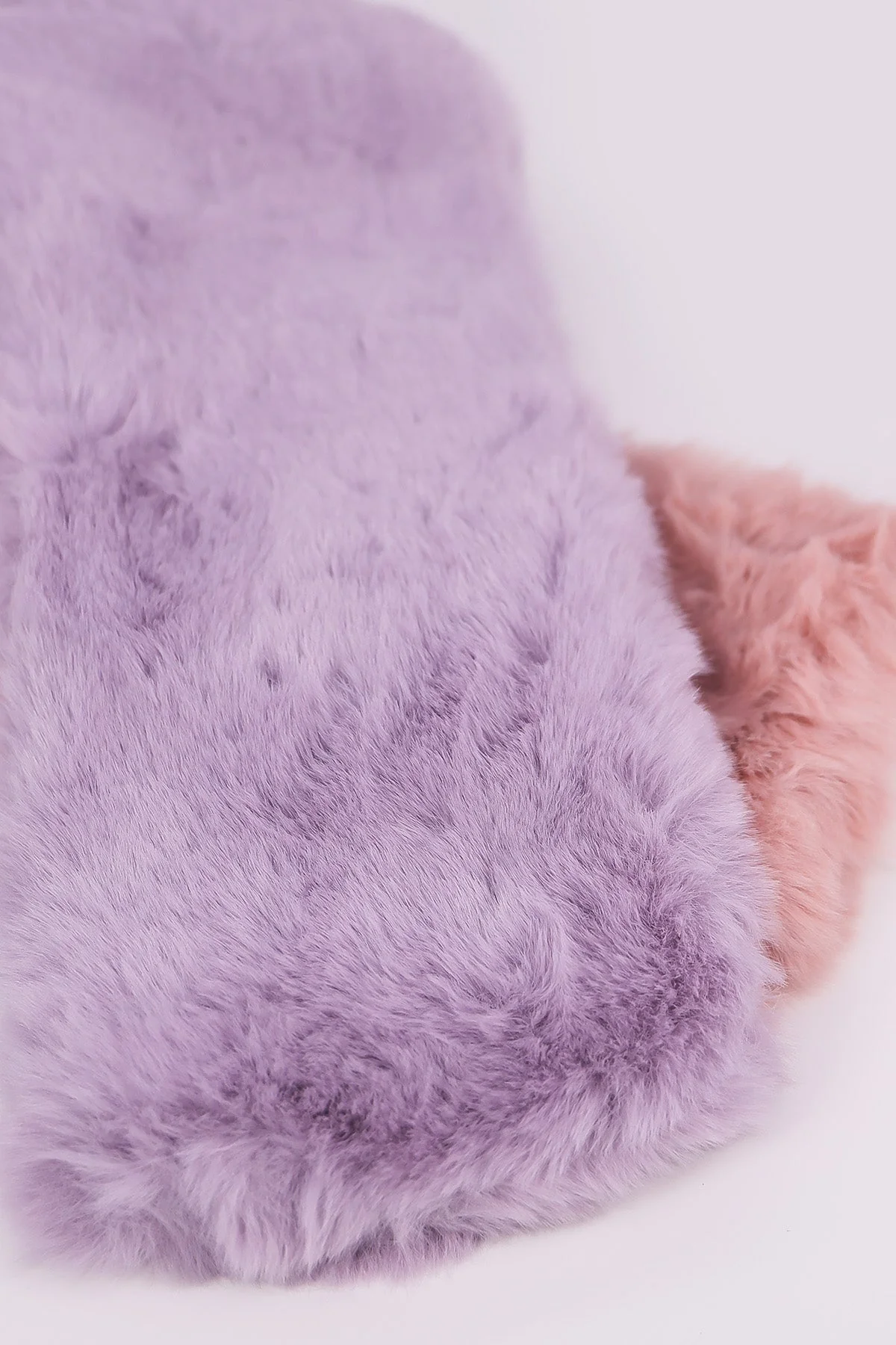 Two Tone Faux Fur Collar