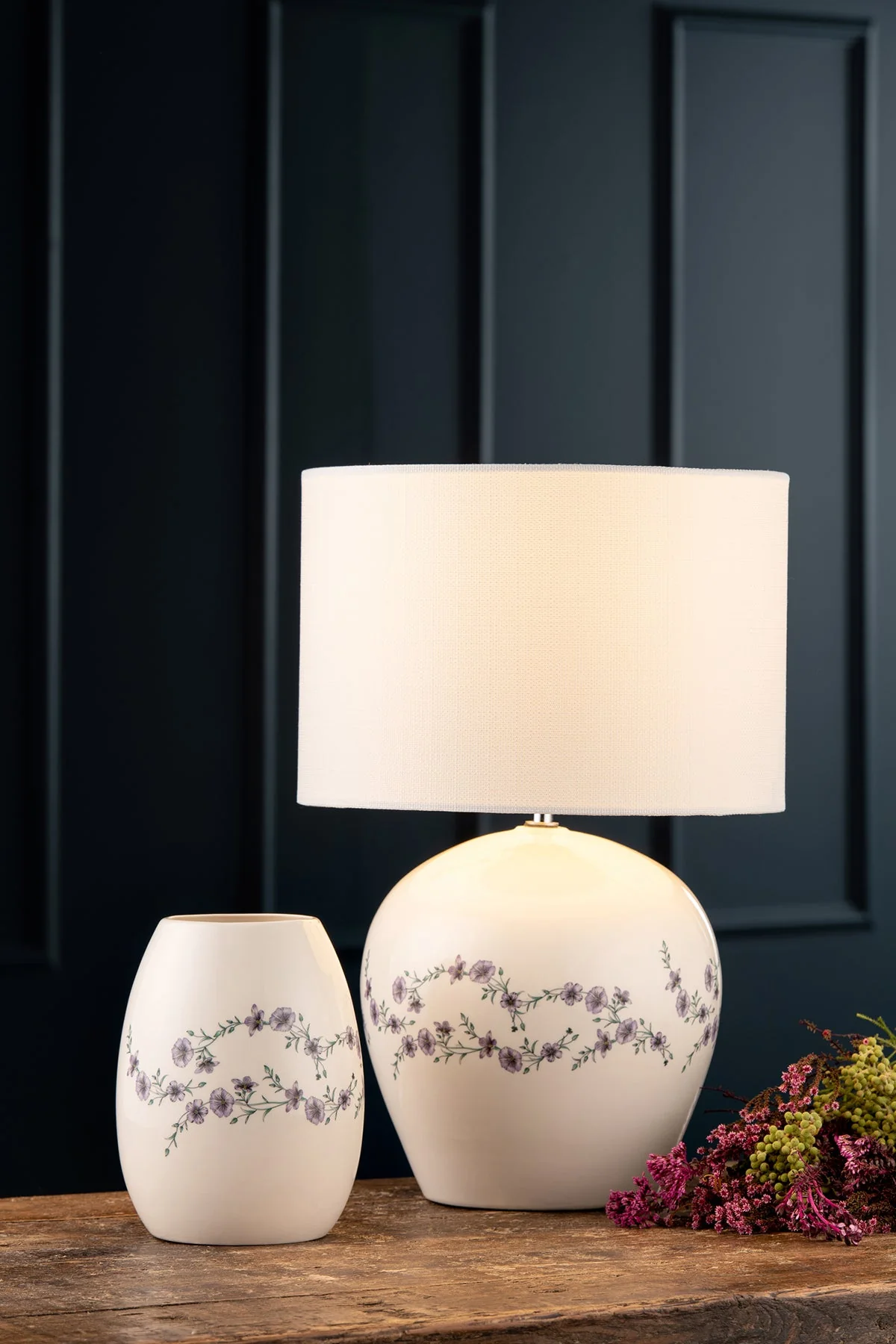 Ceramic Wildflowers Vase