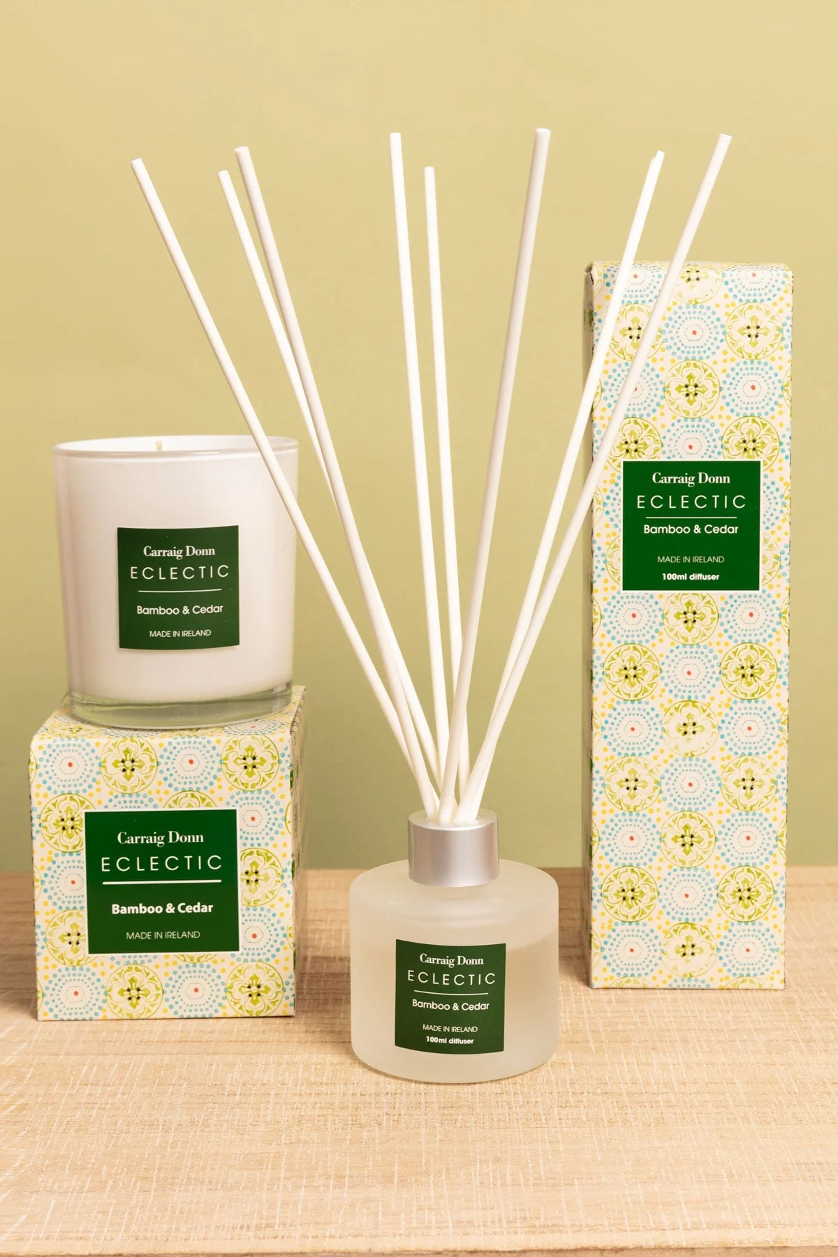 Eclectic Bamboo & Cedar Fragrance Set