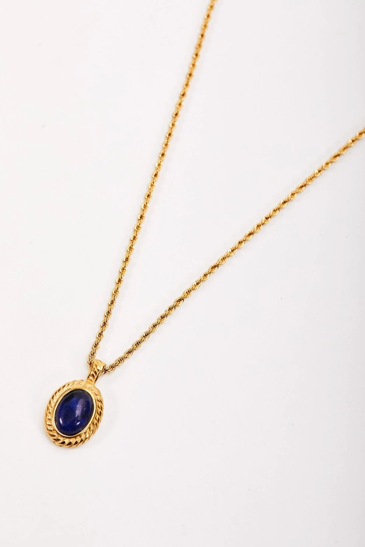 Blue Stone Necklace