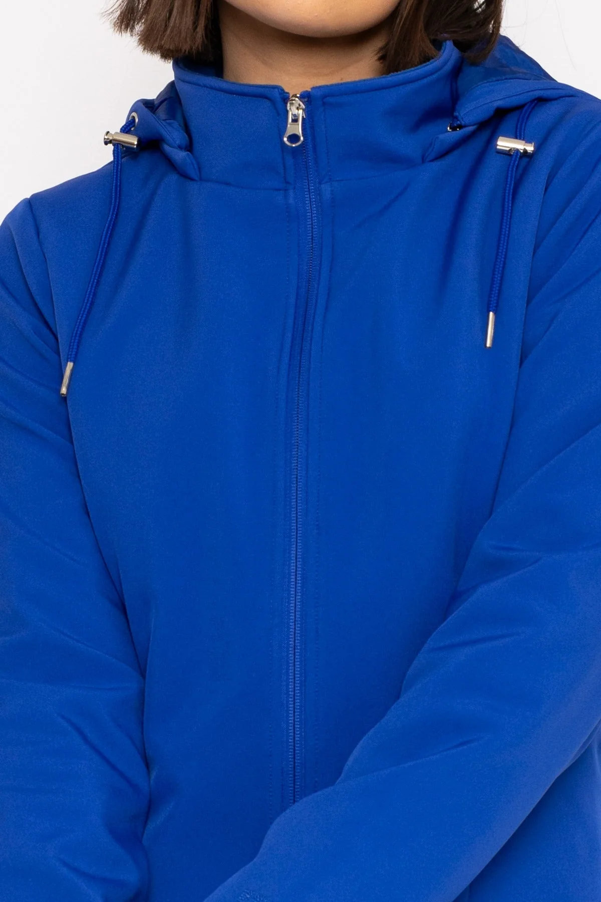 Padded Winter Softshell Jacket in Cobalt