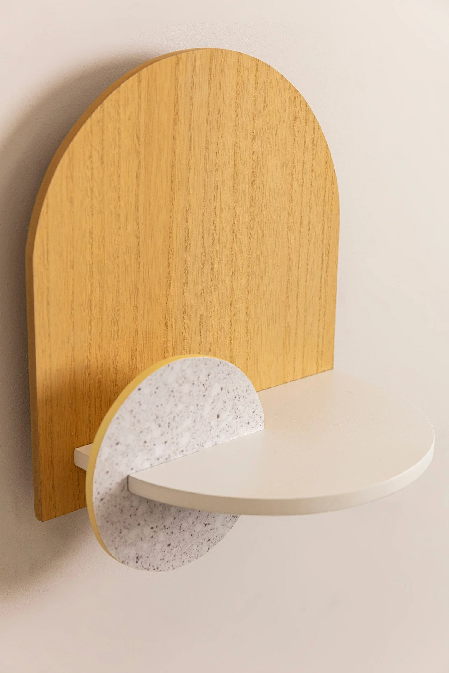 Modern Wooden Wall Display Shelf