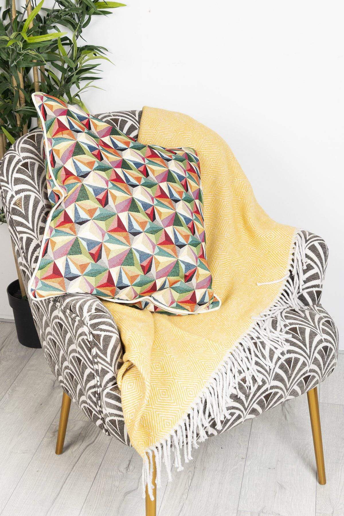 Kaleidoscope 54x54cm Cushion in Multi
