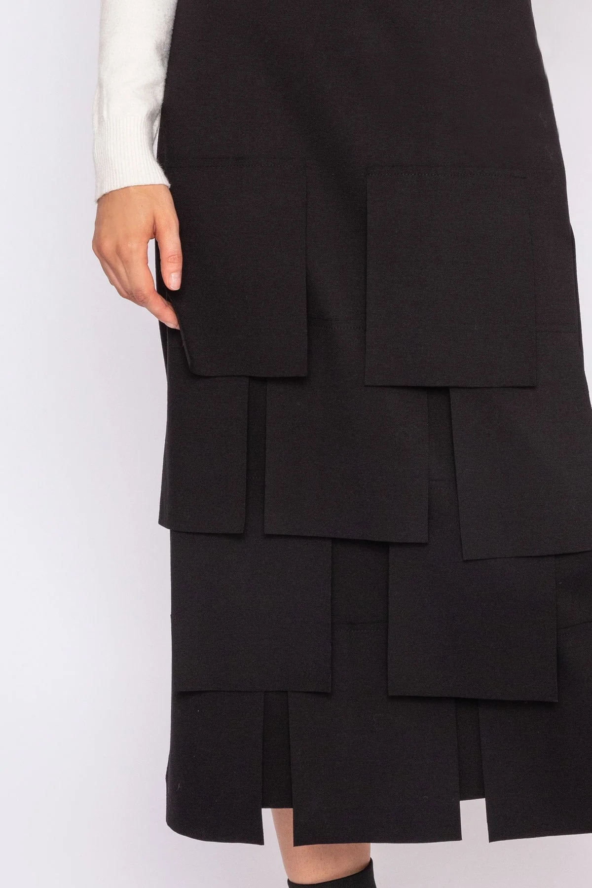 Squares Skirt in Black
