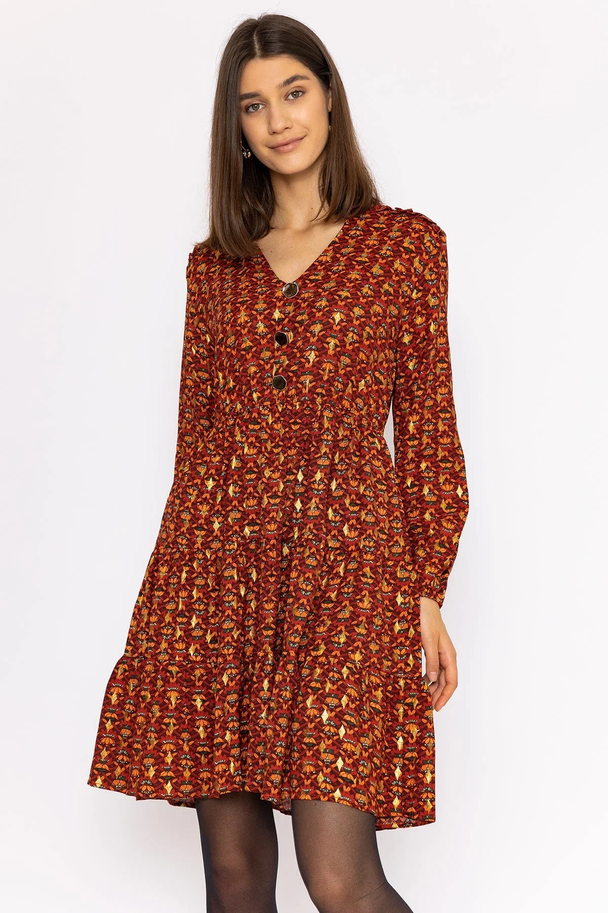 Paris Dress in Multi Print