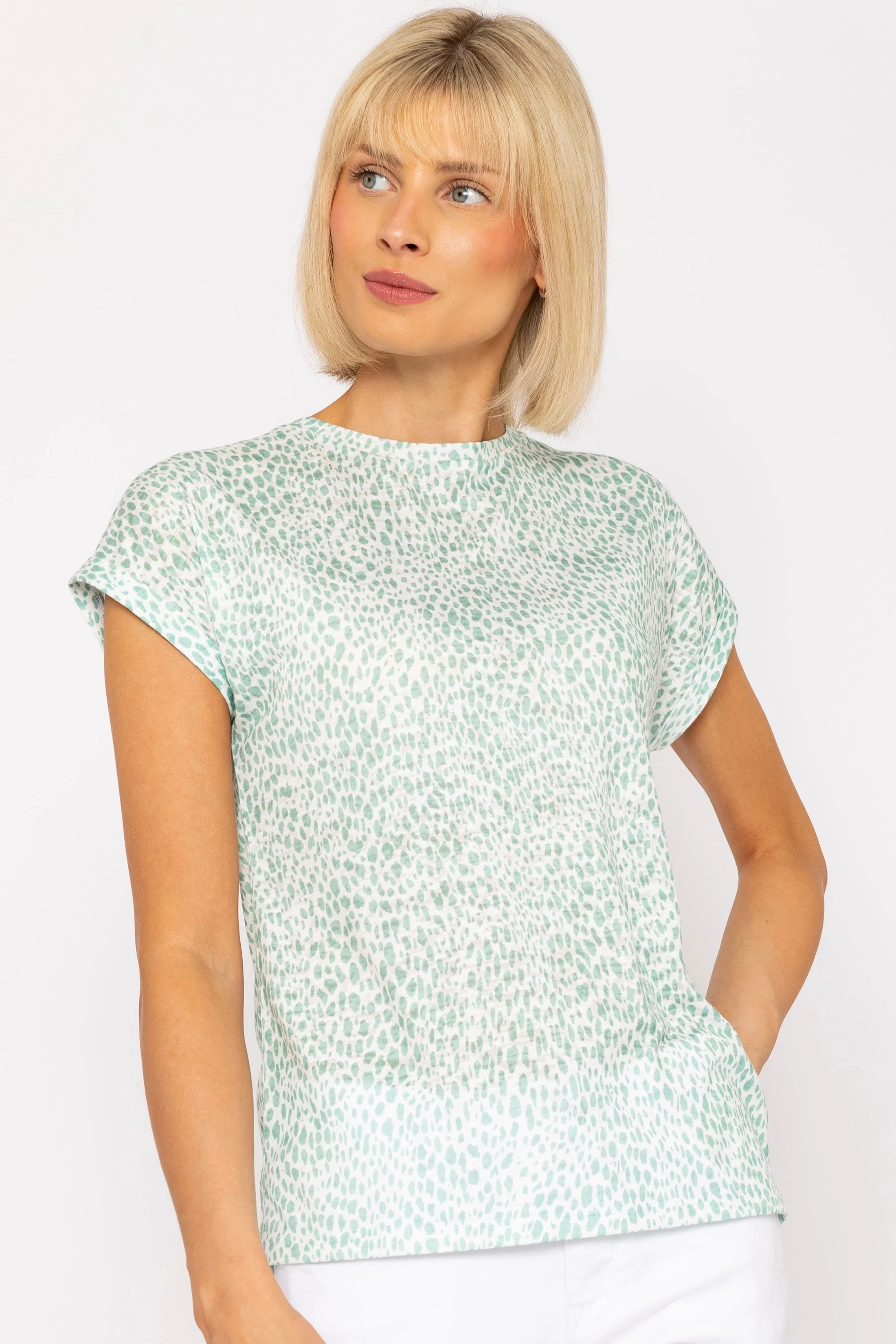Green Animal Print T-Shirt