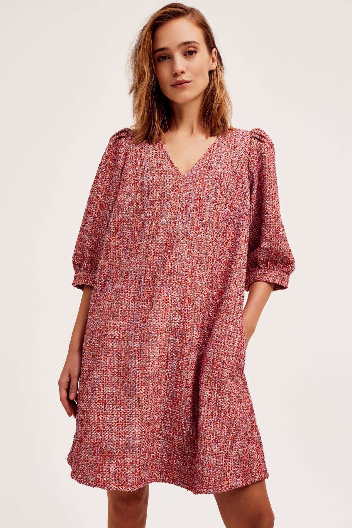 Dave Short Dress in Pink