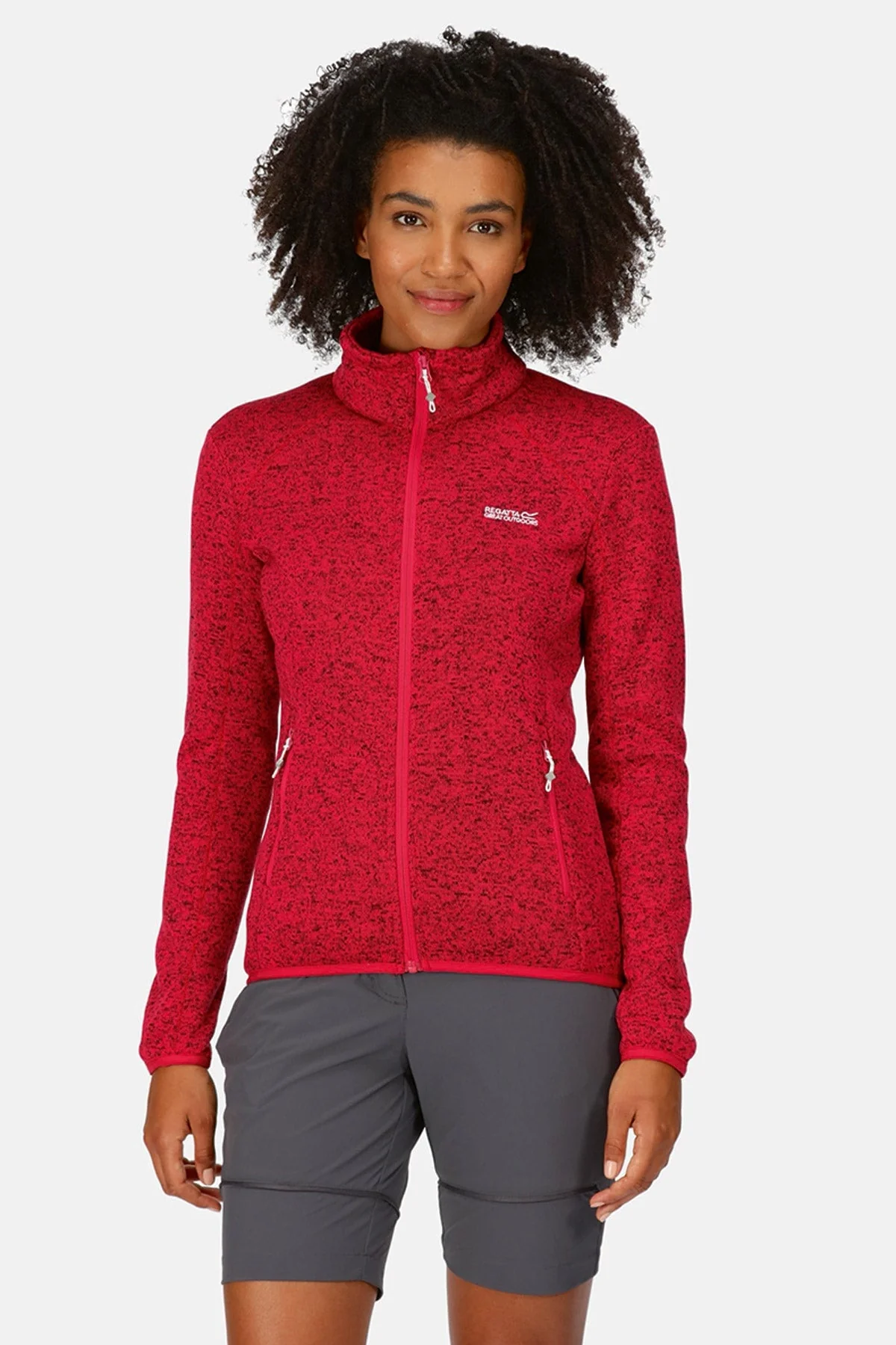 Women's Newhill Full Zip Fleece in Pink Potion