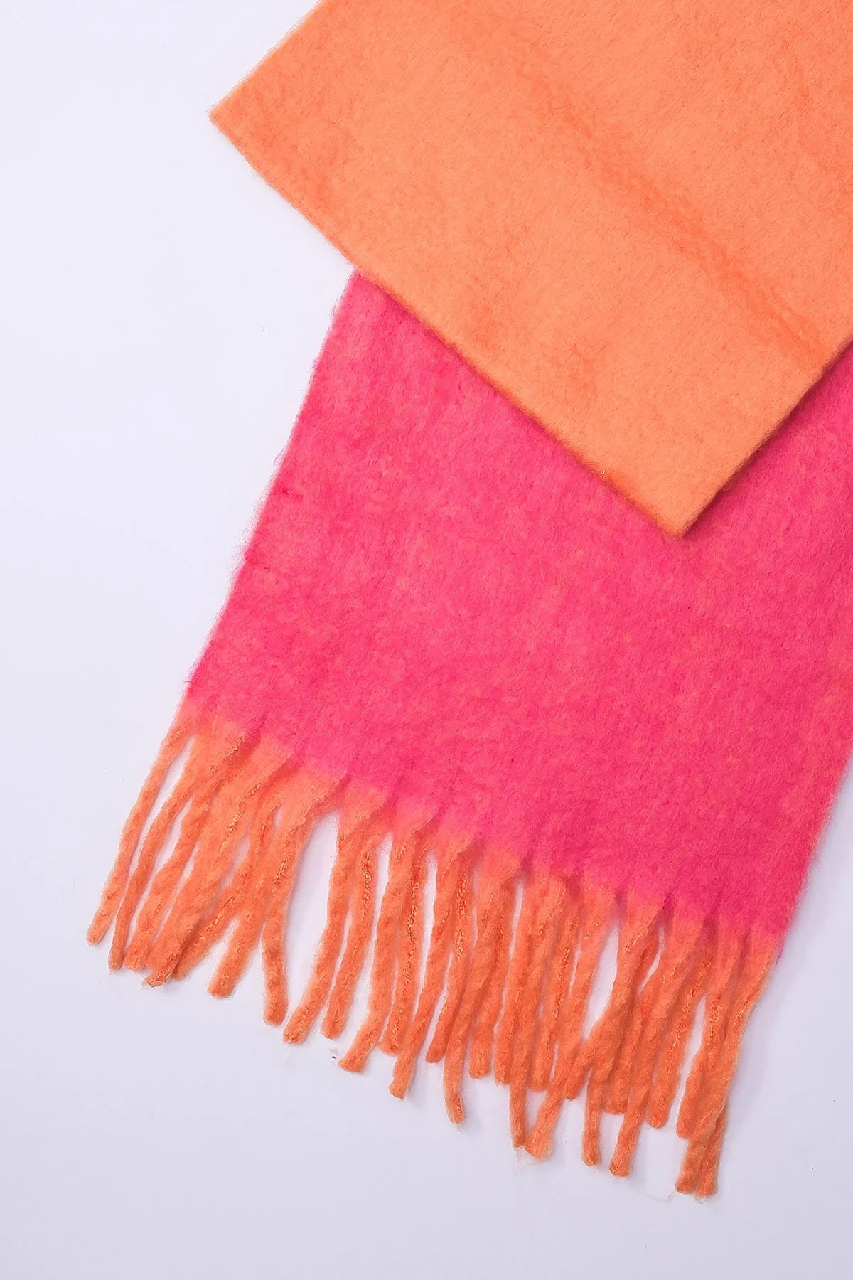 Recycled Fabric Colour Blend Scarf in Pink