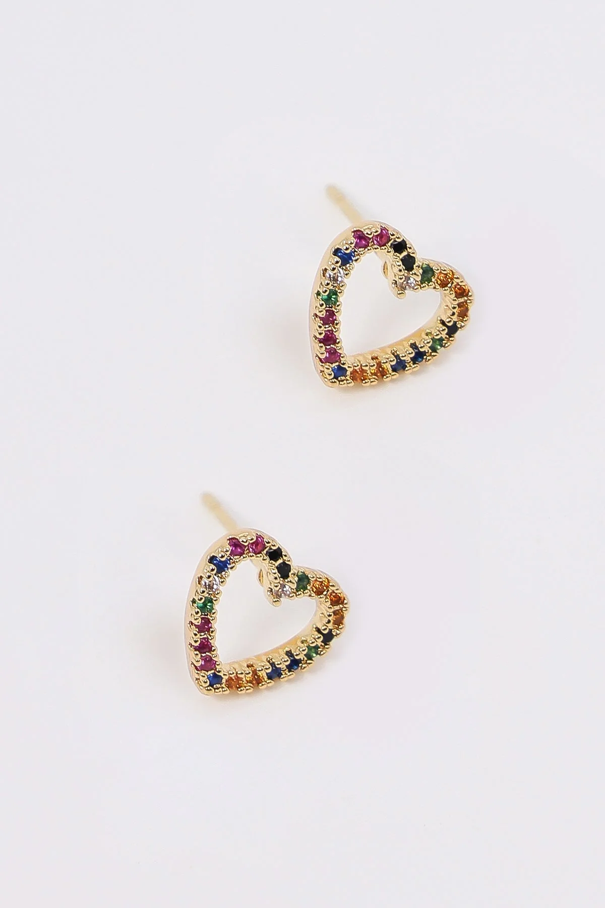 Colourful Heart Earrings
