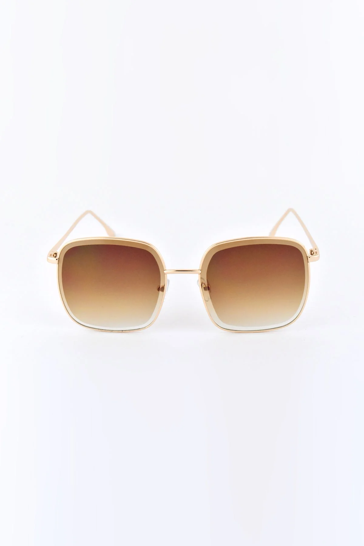 Ladies Sunglasses in Brown with Brown Lens