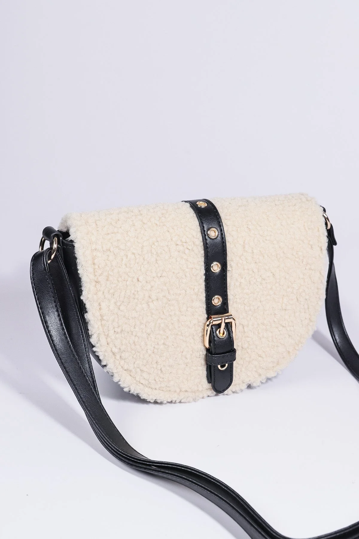 Shearling Front Crossbody
