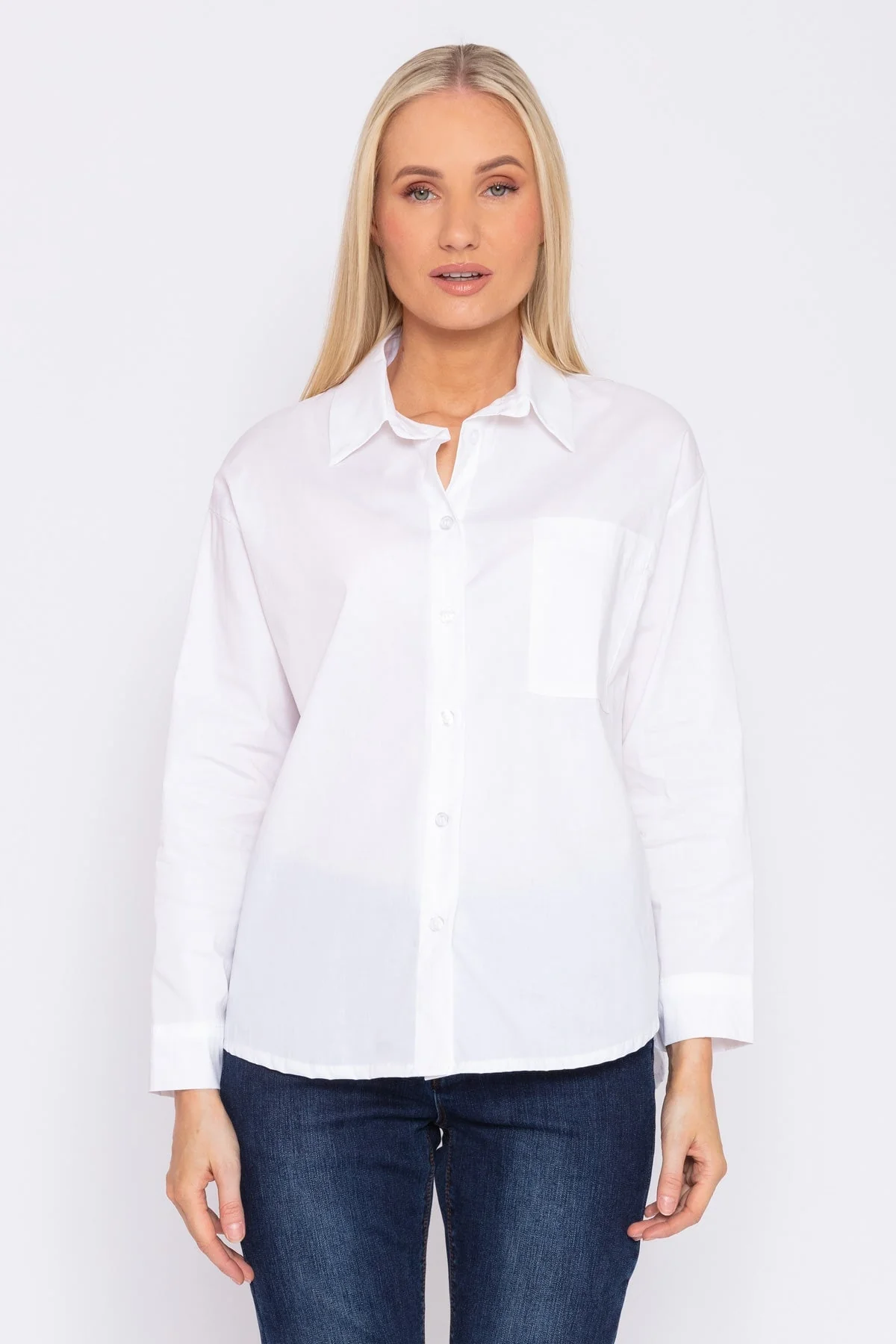 Poplin Shirt in White