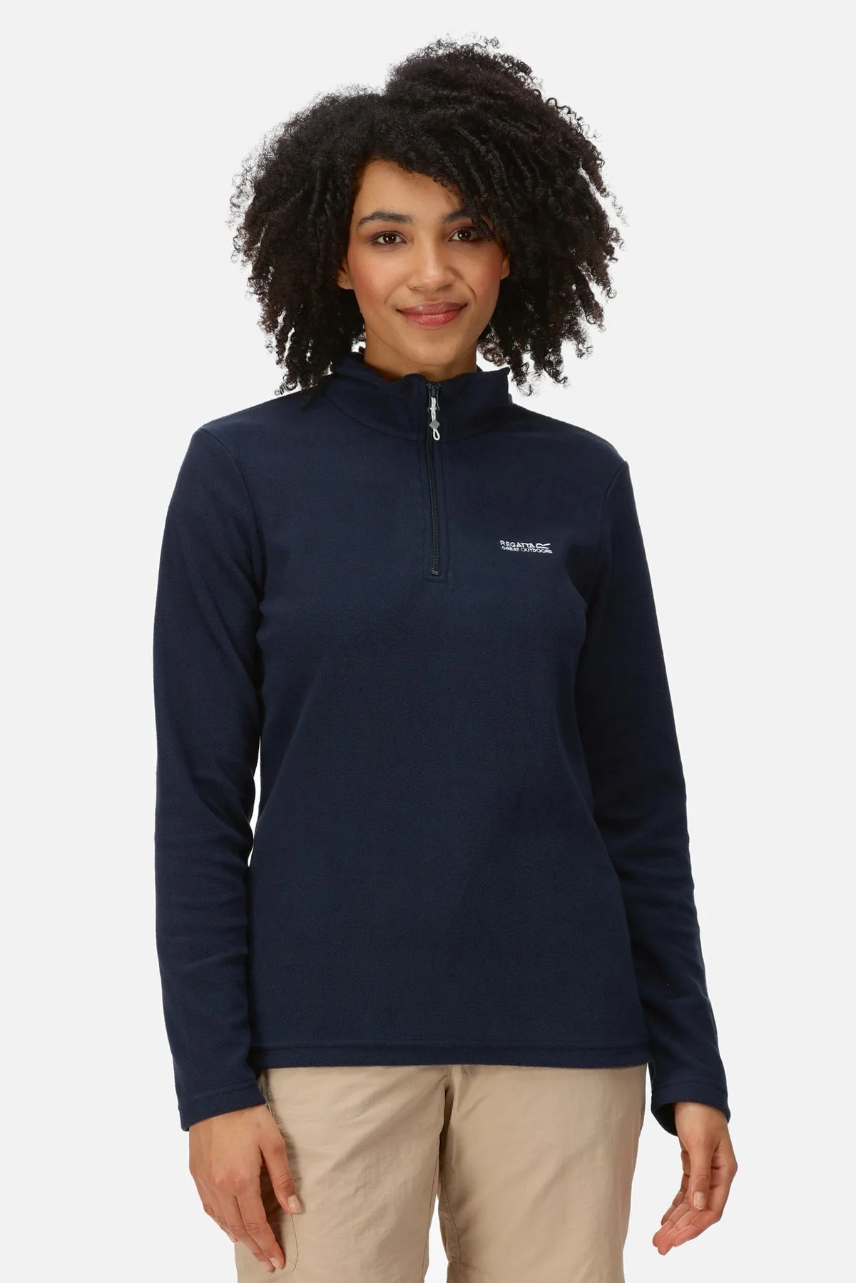 Women's Sweethart Lightweight Half-Zip Fleece in Navy