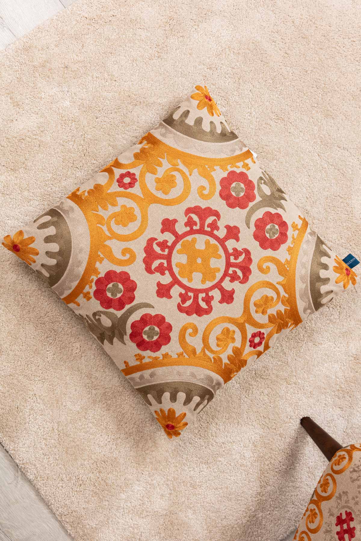 Elizabeth Embroidered Cushion