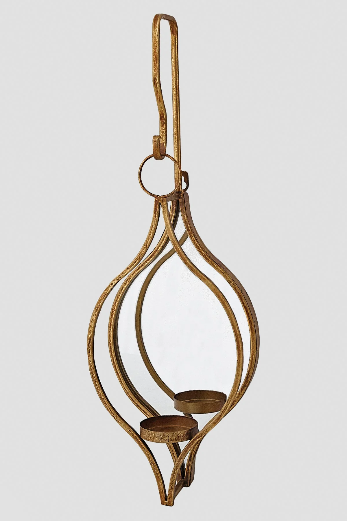 Ellie Mirrored Single Candle Holder