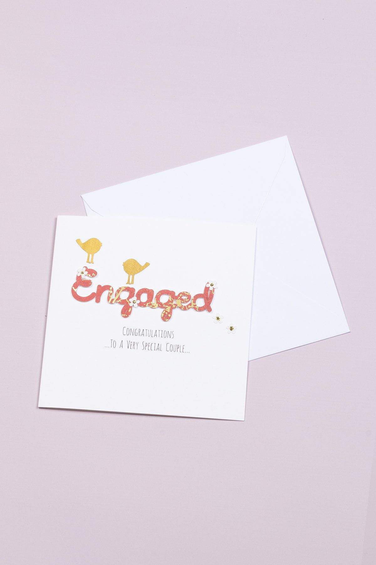 Engaged Handmade Card