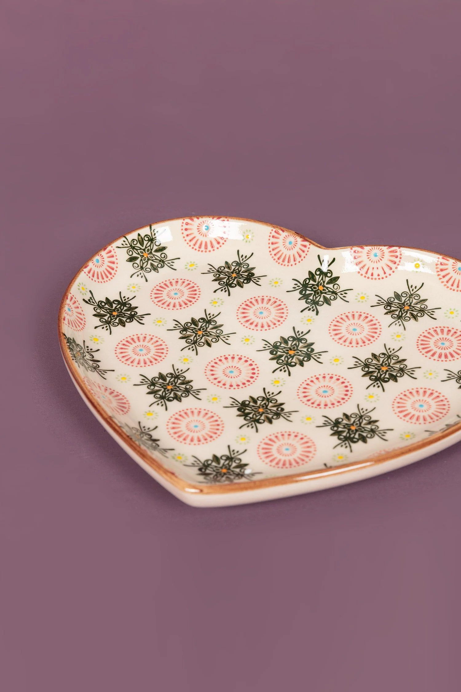 Eclectic Heart Shaped Dish