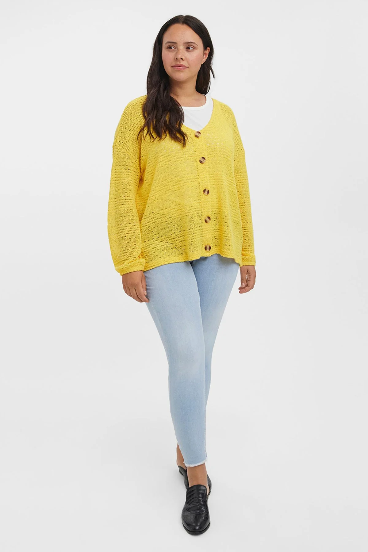 Curve - Whitney Cardigan in Yellow