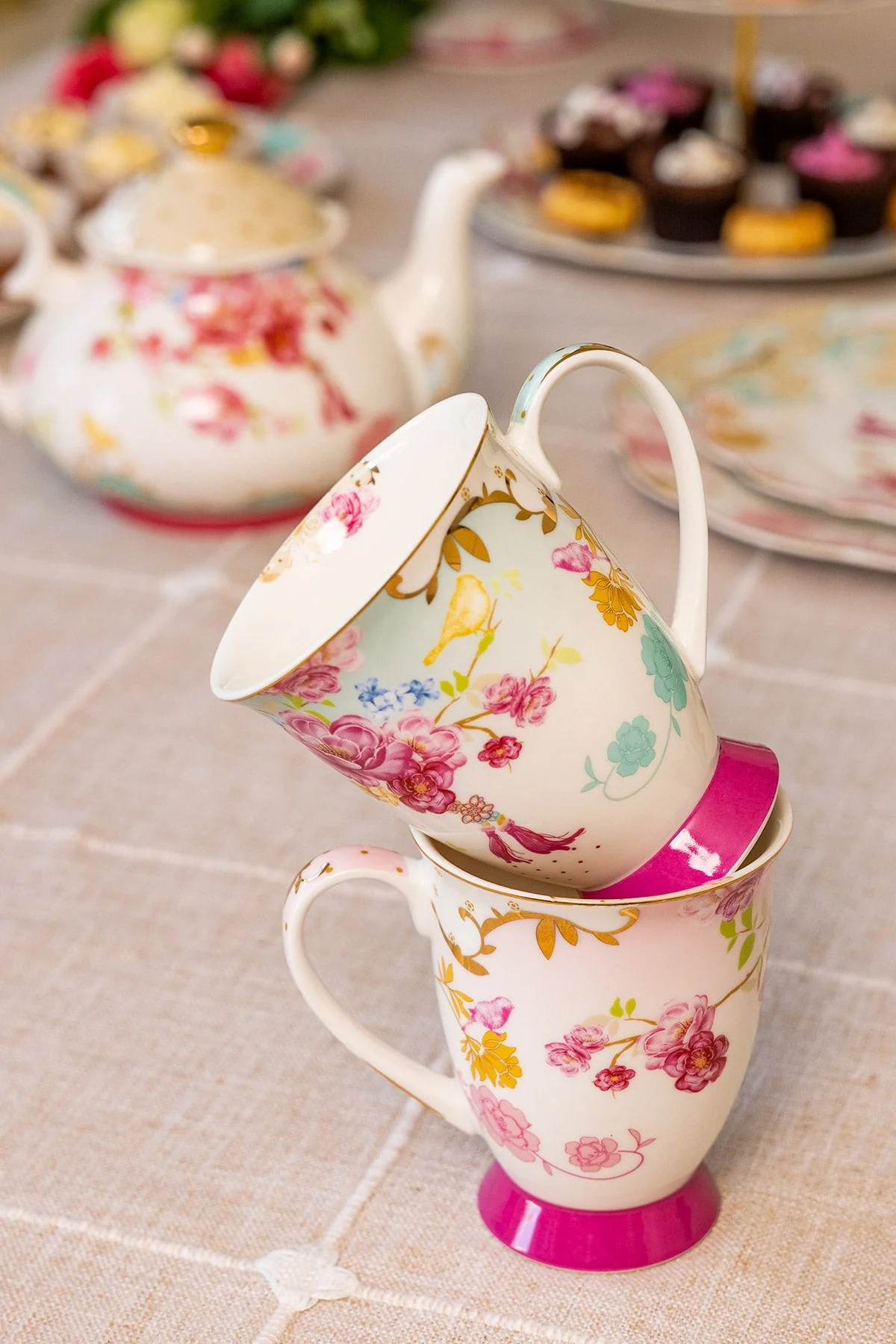 Rosa Belle Set of 2 Mugs