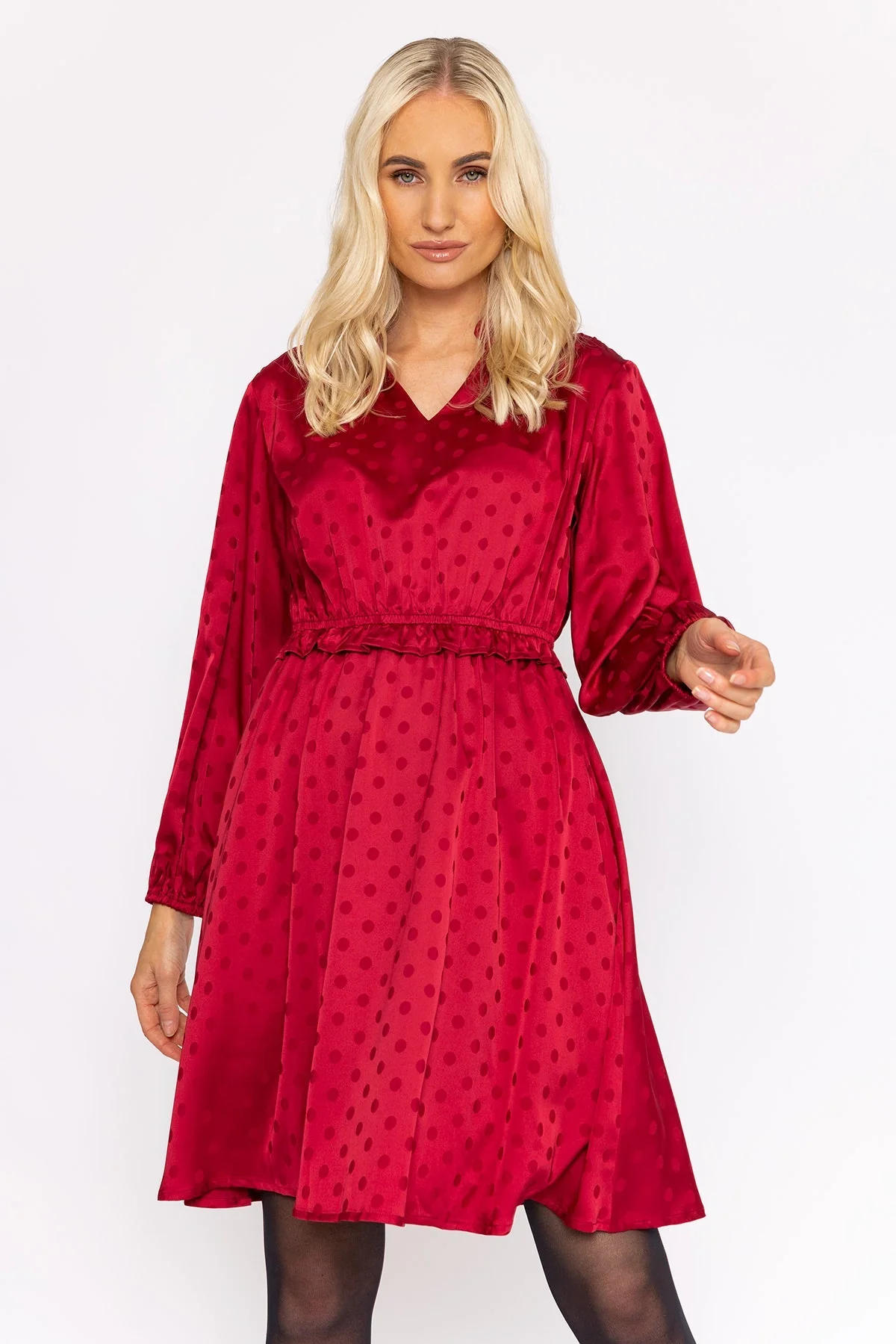 Nicola Dress in Red