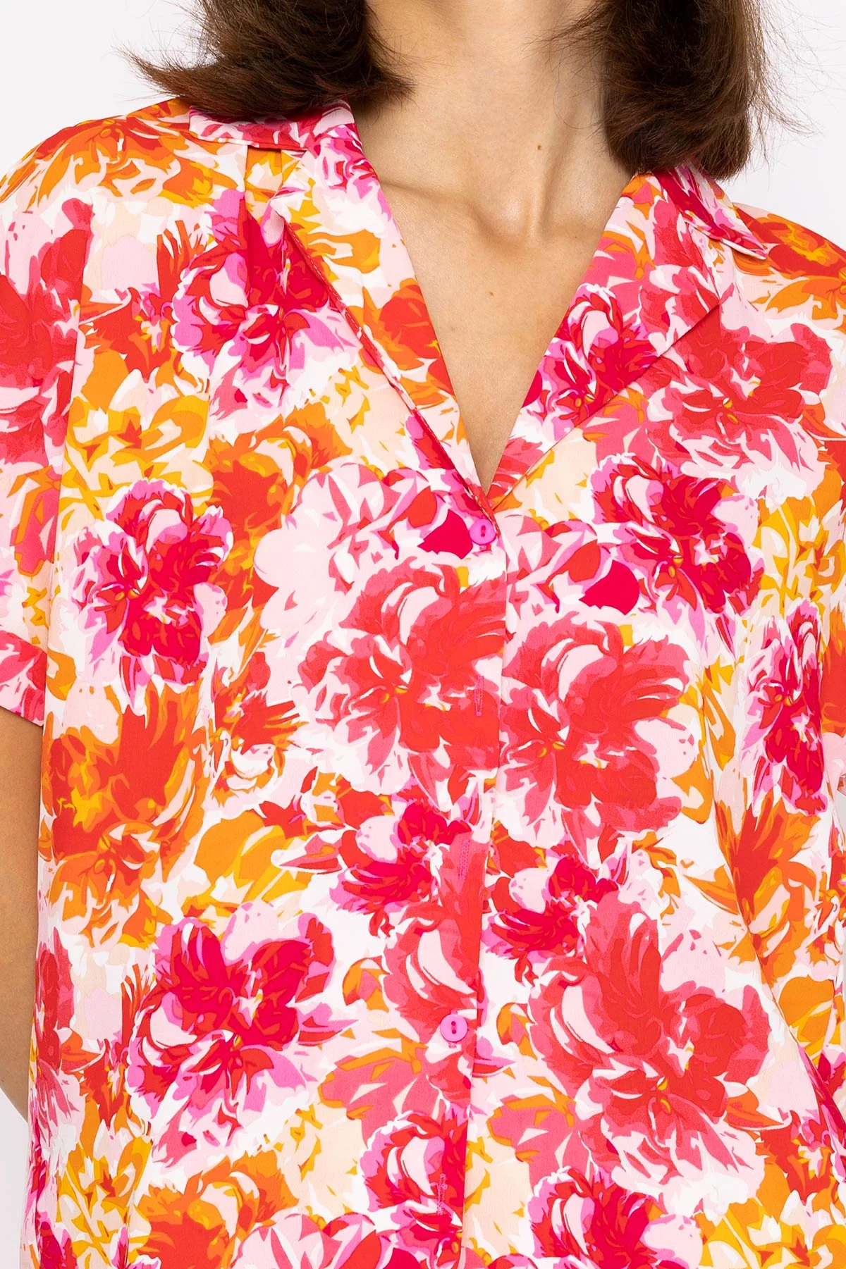 Collar Shirt in Floral Print