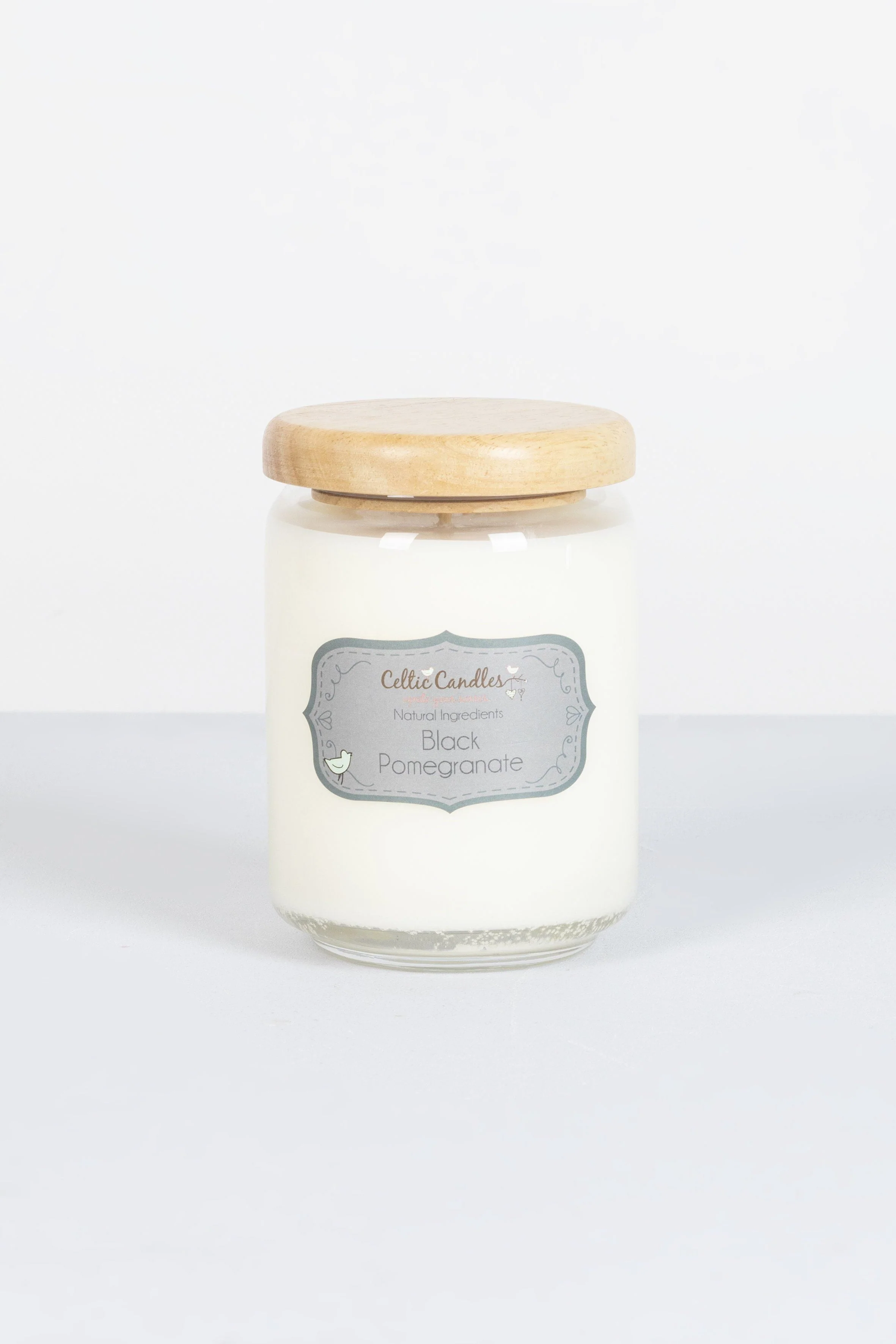 Black Pomegranate Large Candle Jar