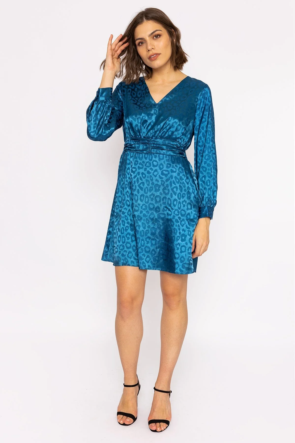 Gianna Dress in Teal