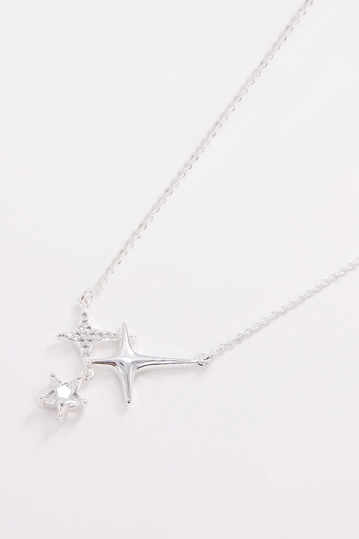 Star Necklace in Silver