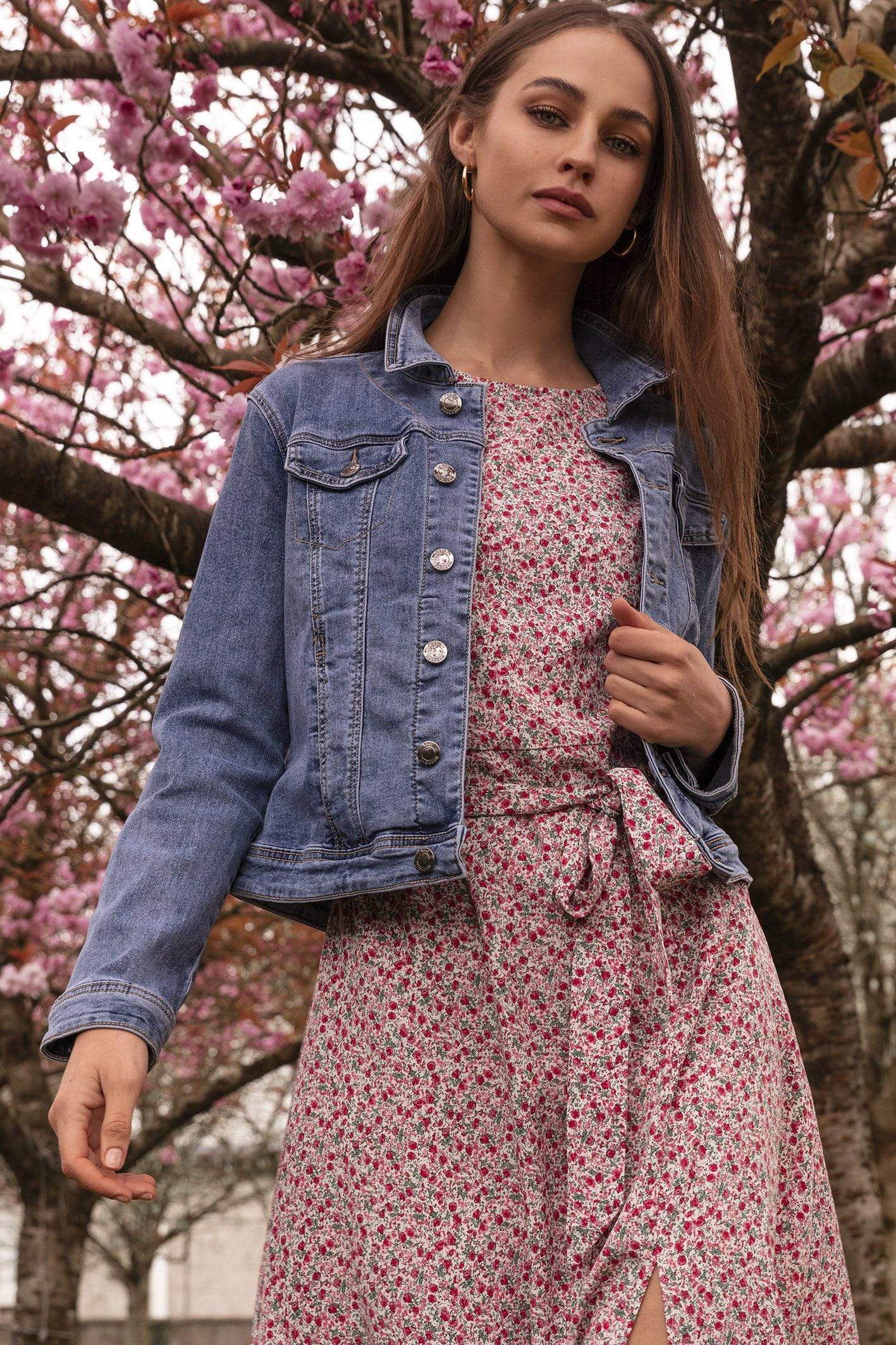 Denim Jacket in Medium Blue