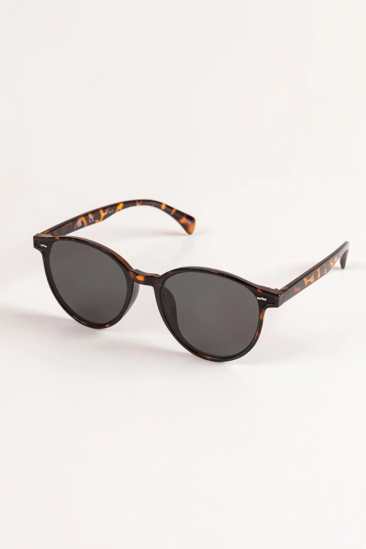 Round Tortoise Shell Sunglasses