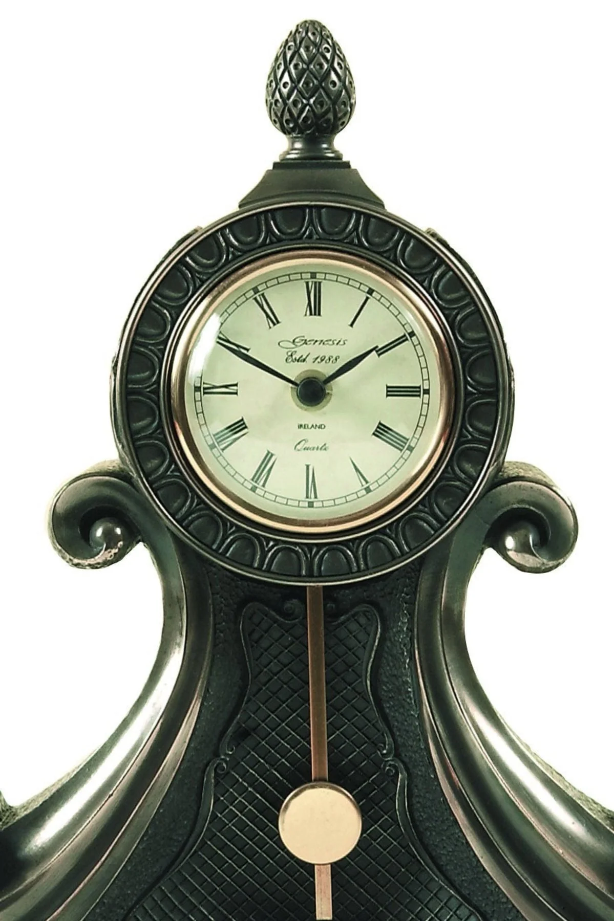 Large Bronze Mantel Clock