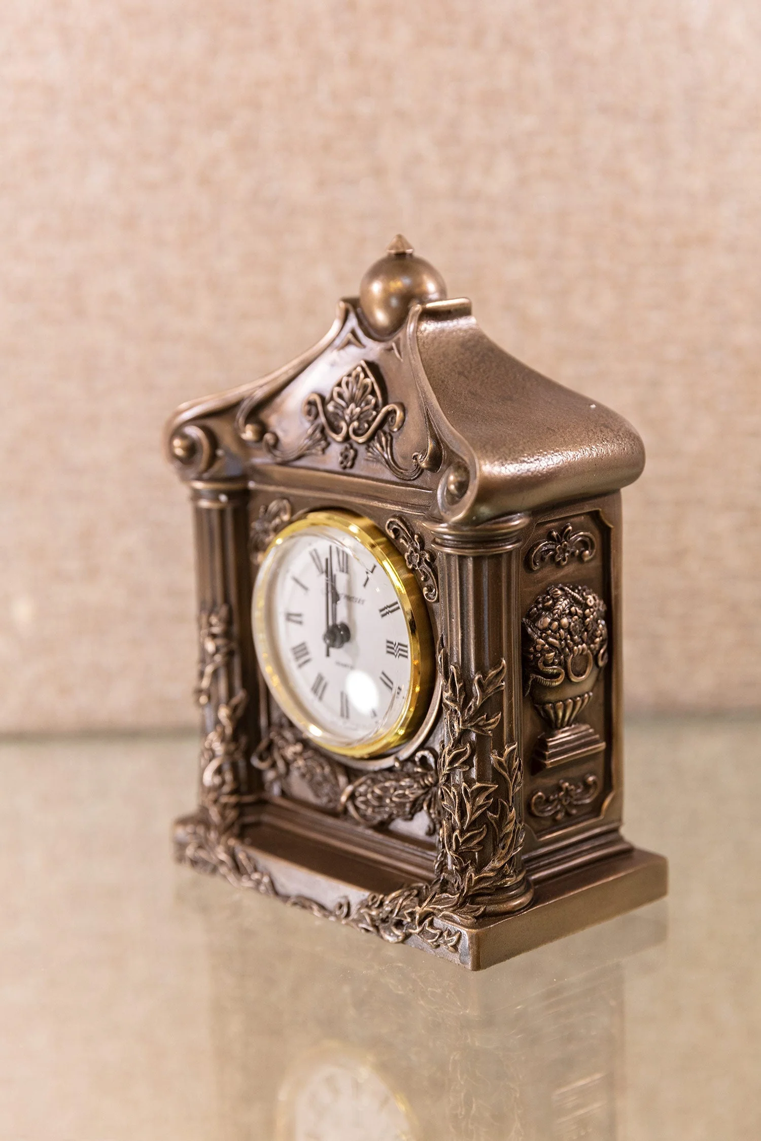 Bronze Mantle Clock