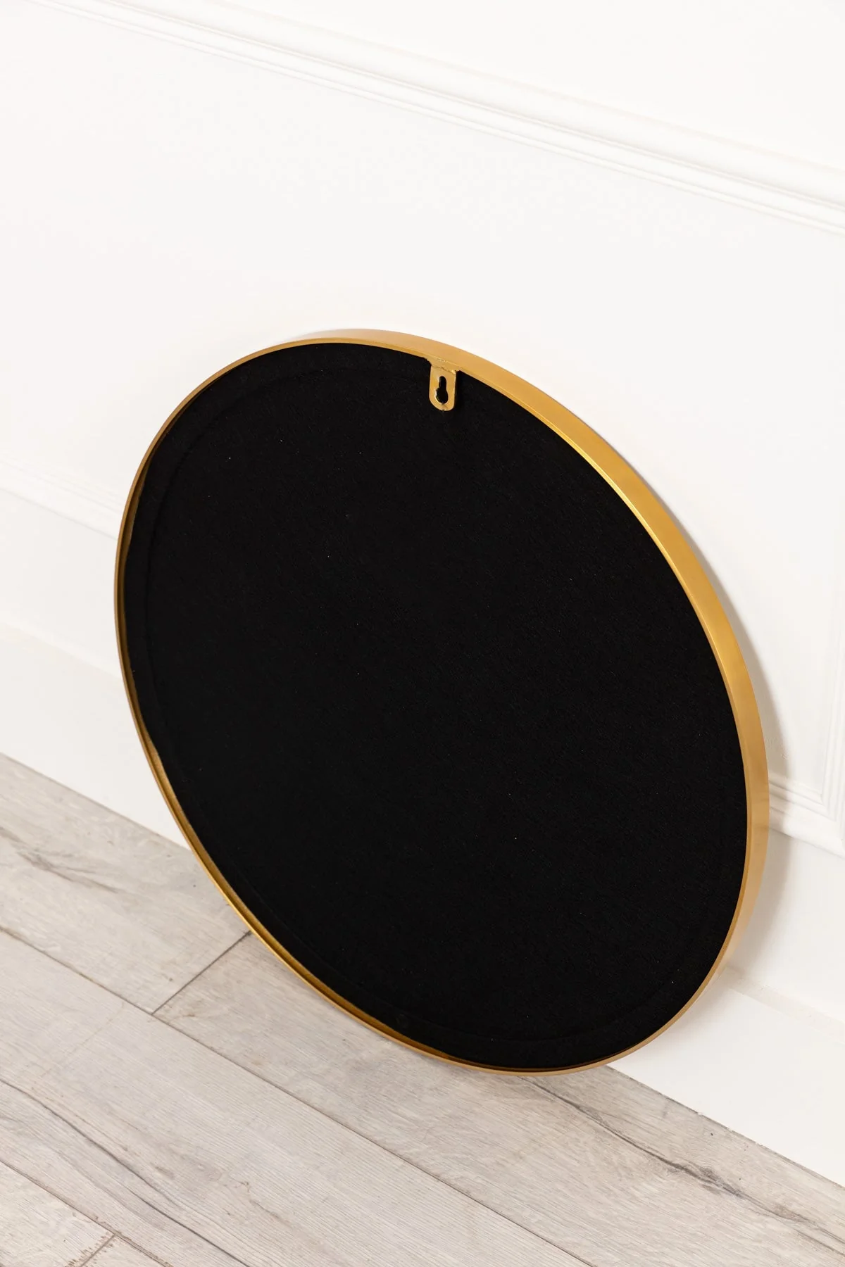 Round Gold Modern Mirror