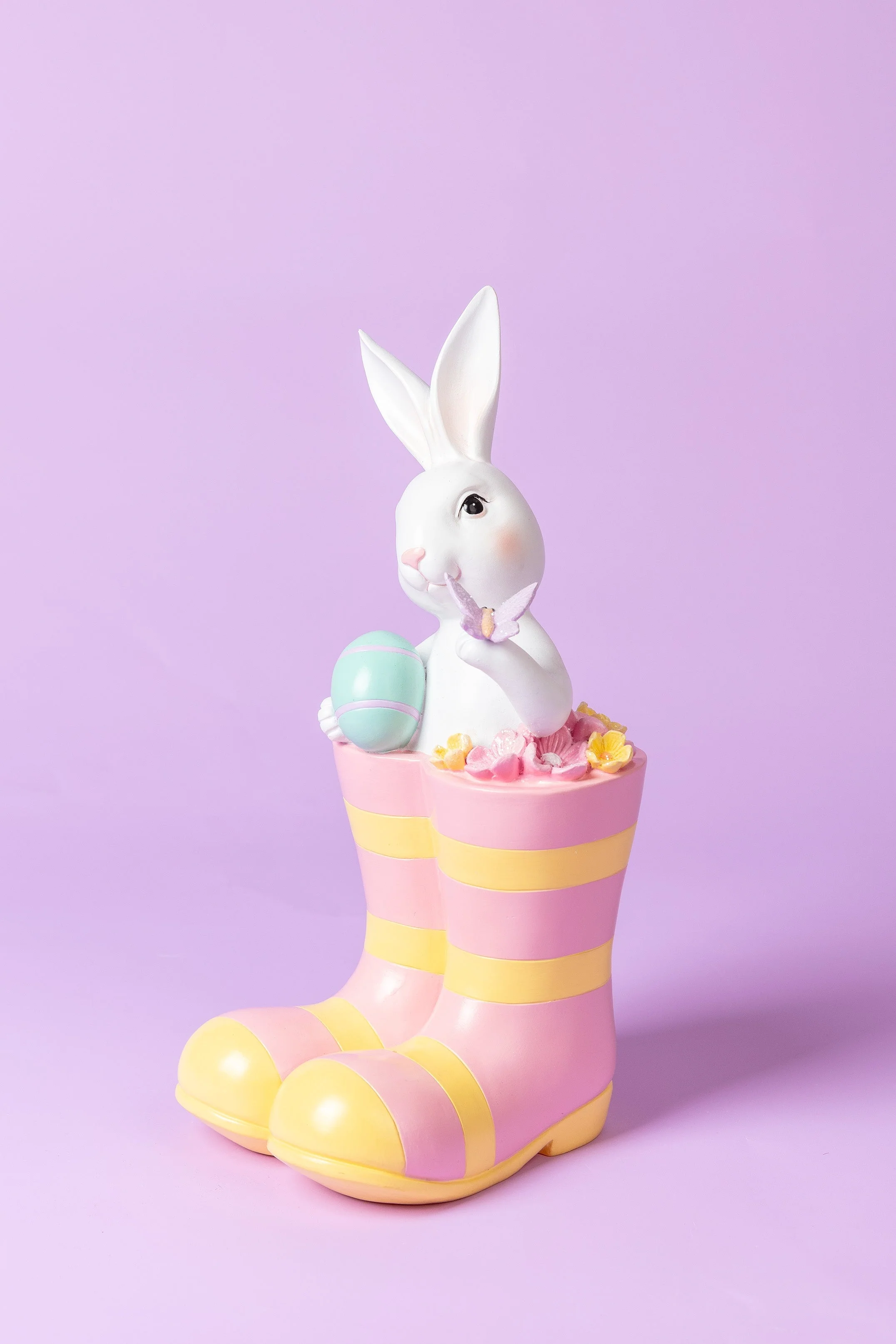 Bunny In Wellies Easter Ornament