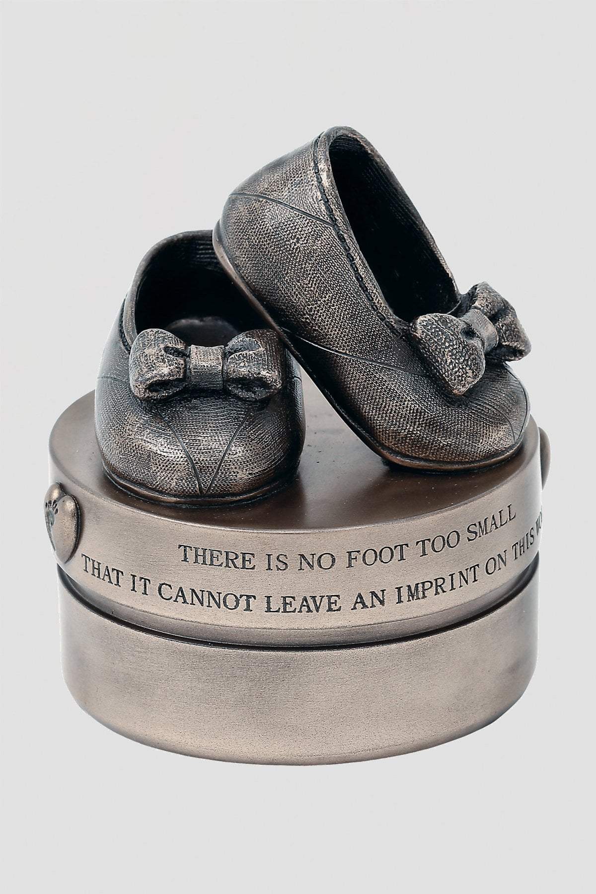 Girl Booties Bronze Trinket Box